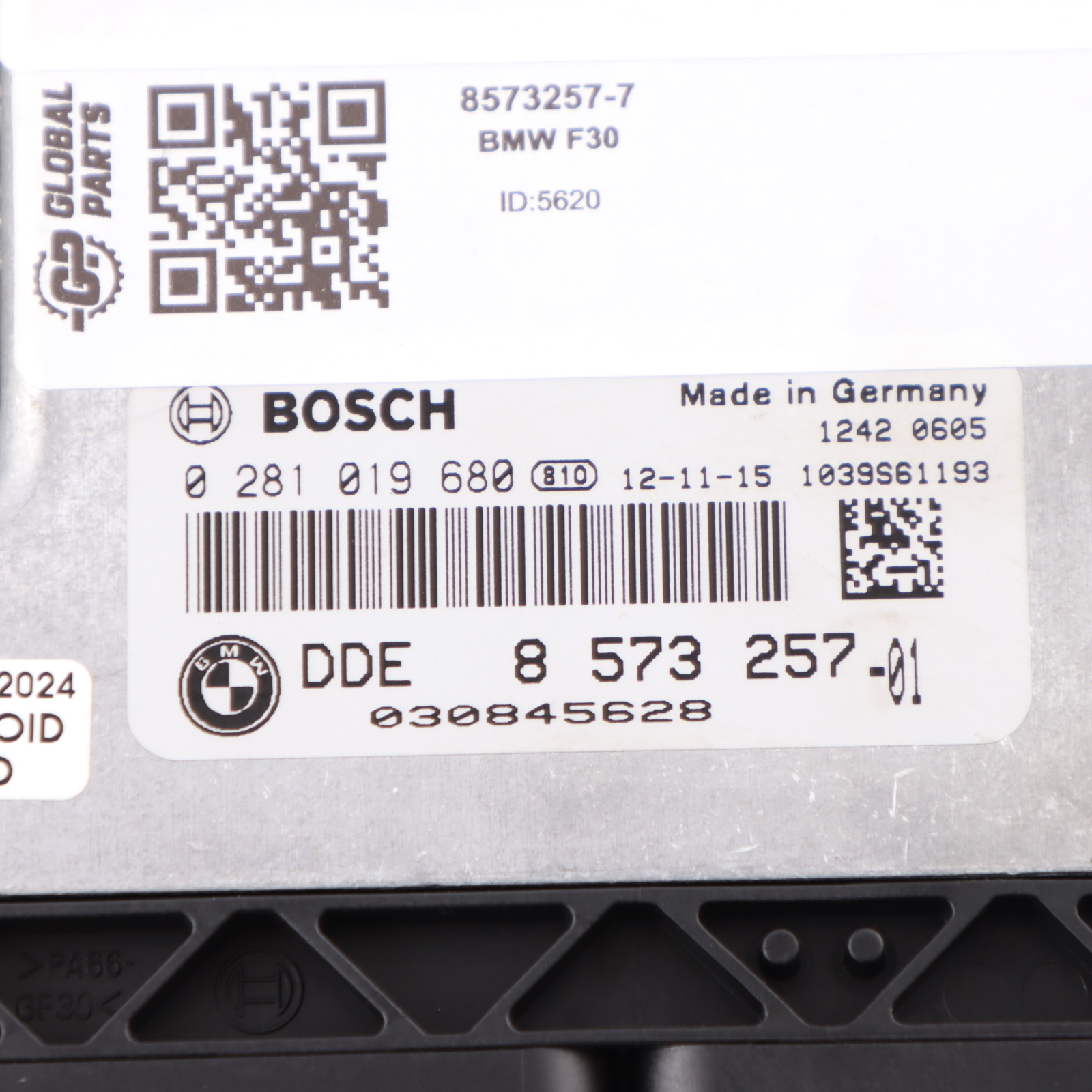 BMW F30 F31 320d ed Diesel N47N 163HP ECU Kit DDE 8573257 + Key + FEM Automatic