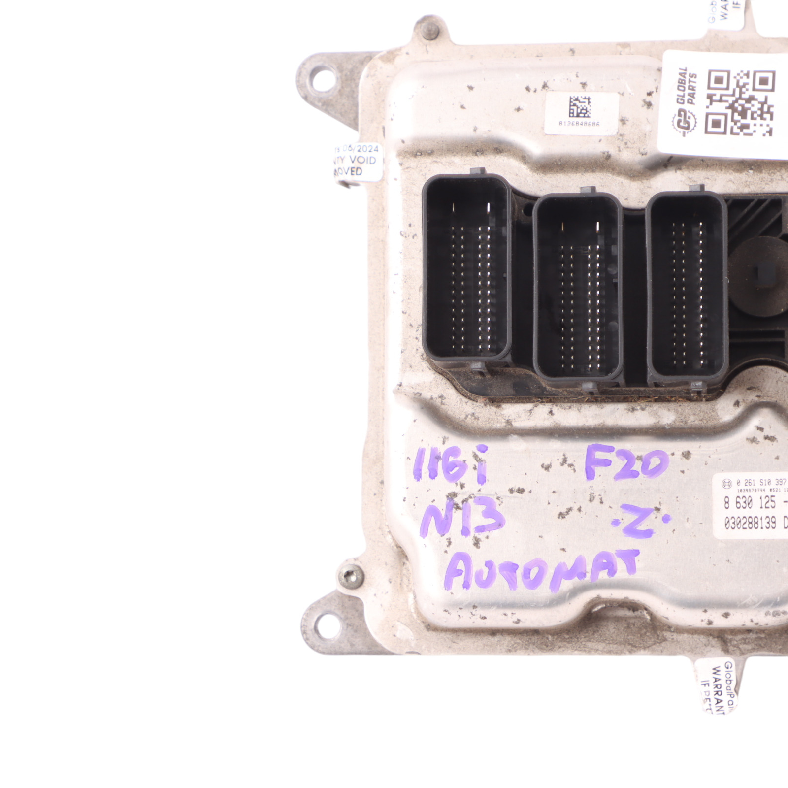 BMW F20 F30 116i 316i N13 136HP Engine Control Unit ECU DME 8630125 Automatic