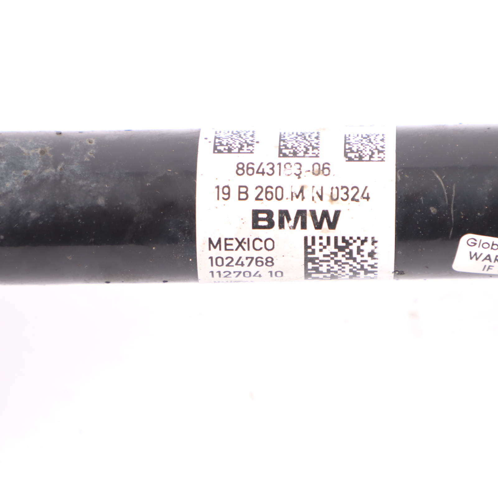 BMW X4 F98 Drive Shaft Driveshaft Front Left N/S 8643183