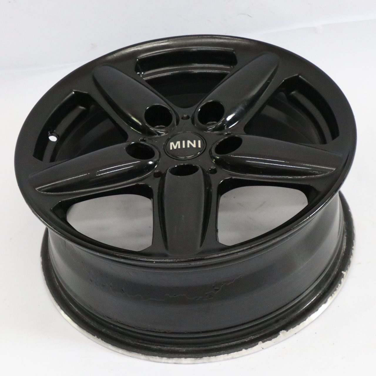 Mini Cooper R60 Wheel Black Alloy Rim 16" ET:46 6,5J 5-Star Single Spoke 124