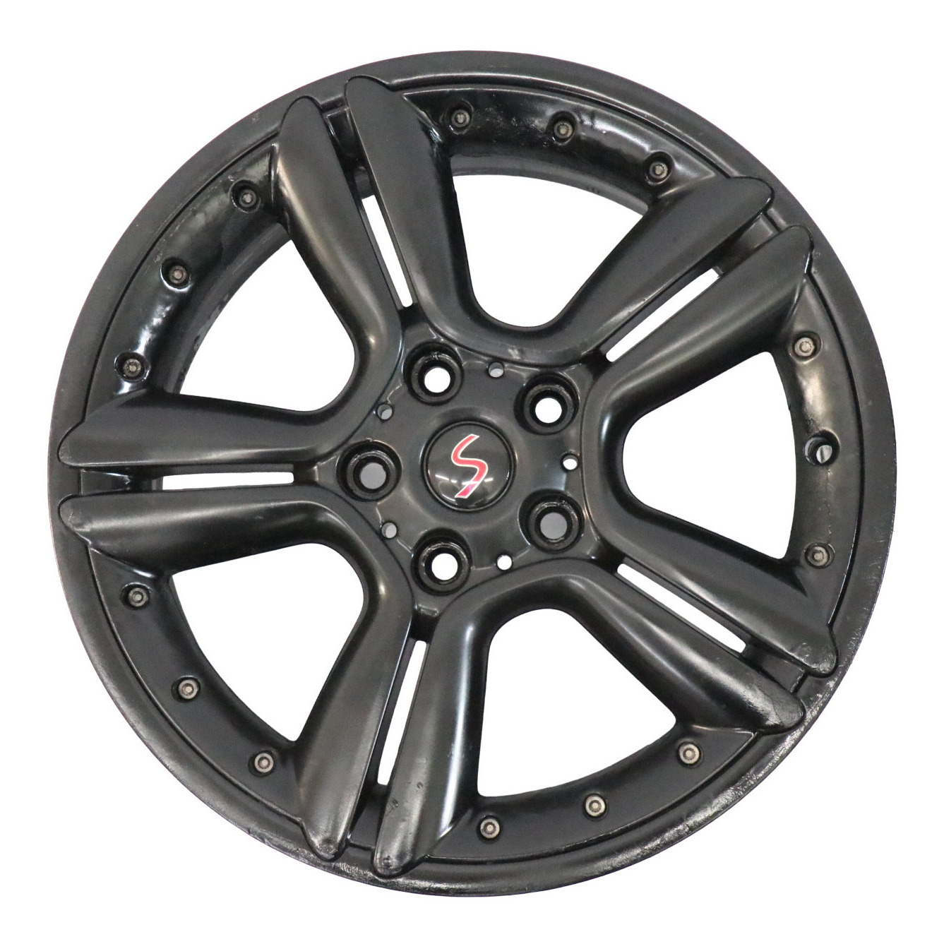 Mini Cooper R60 R61 Black Wheel Alloy Rim 18" ET:52 7,5J 5-Star Double Spoke 127