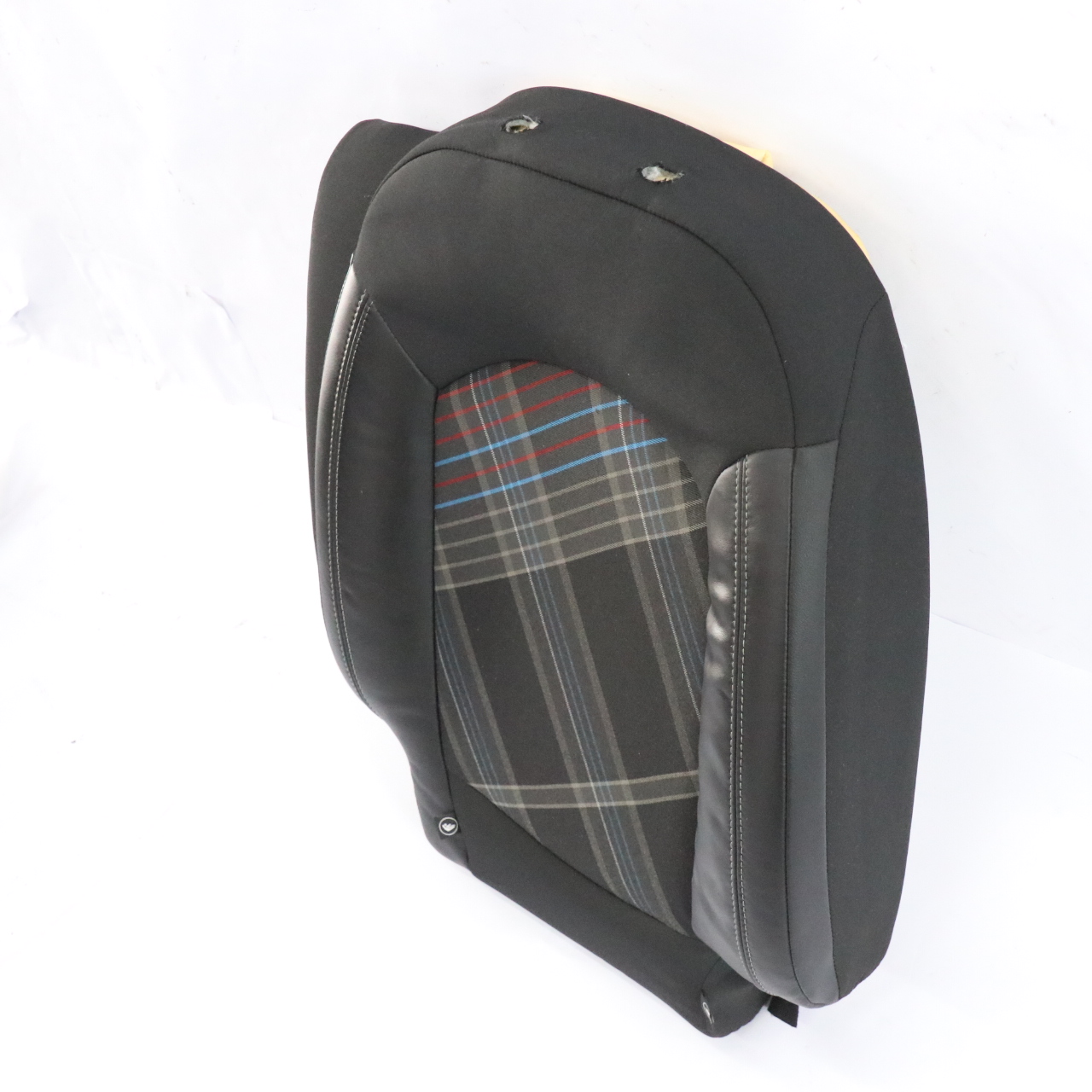 Mini R61 Seat Backrest Cover Rear Left N/S Cloth Leather Hot Cross Carbon Black