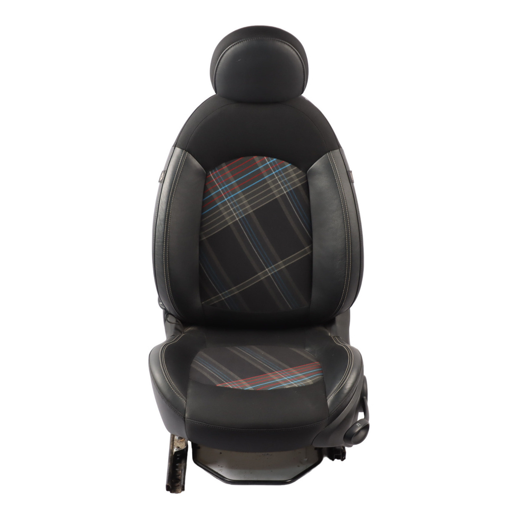 Mini Paceman R61 Front Seat Sport Left N/S Cloth Leather Hot Cross Carbon Black 