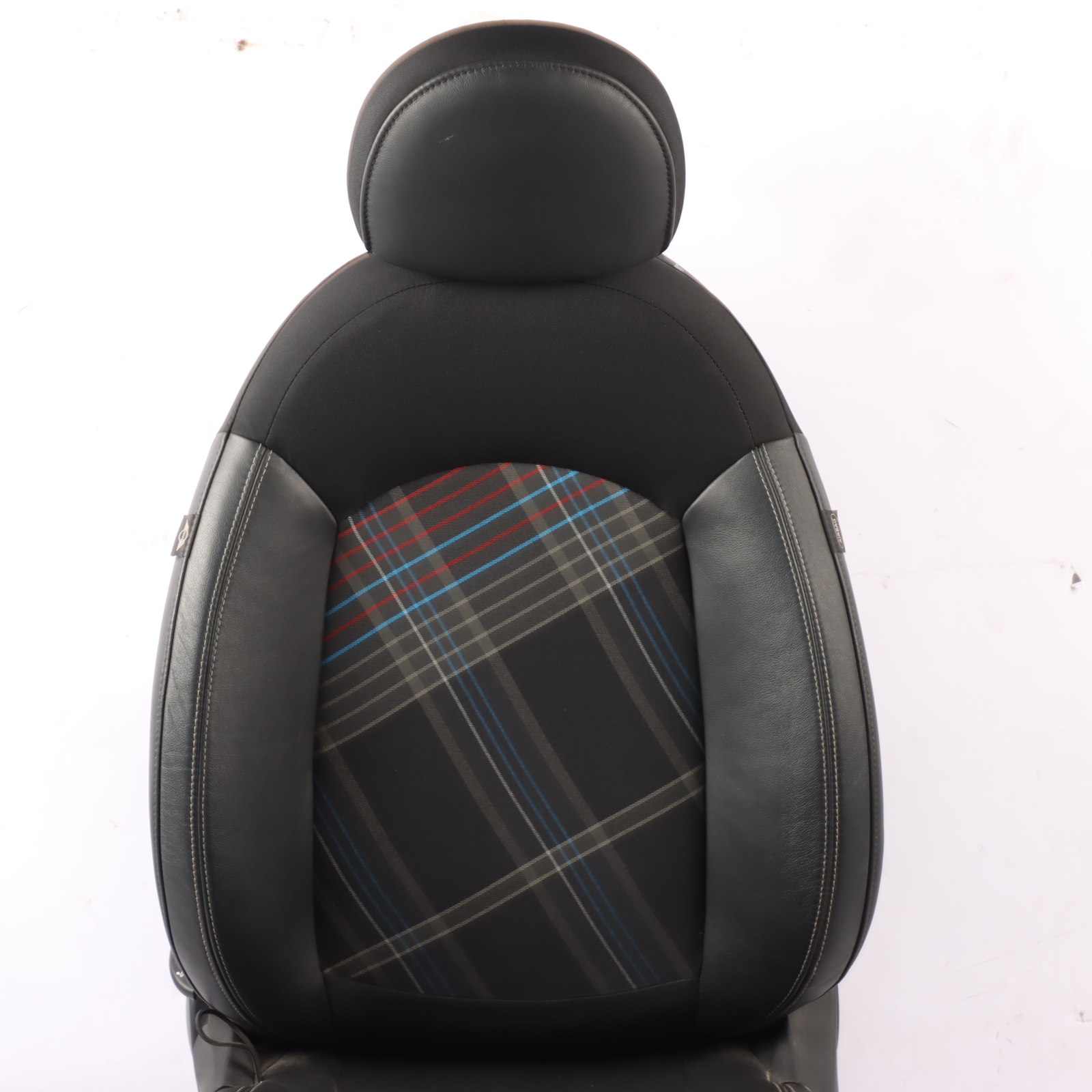 Mini Paceman R61 Front Seat Sport Left N/S Cloth Leather Hot Cross Carbon Black 