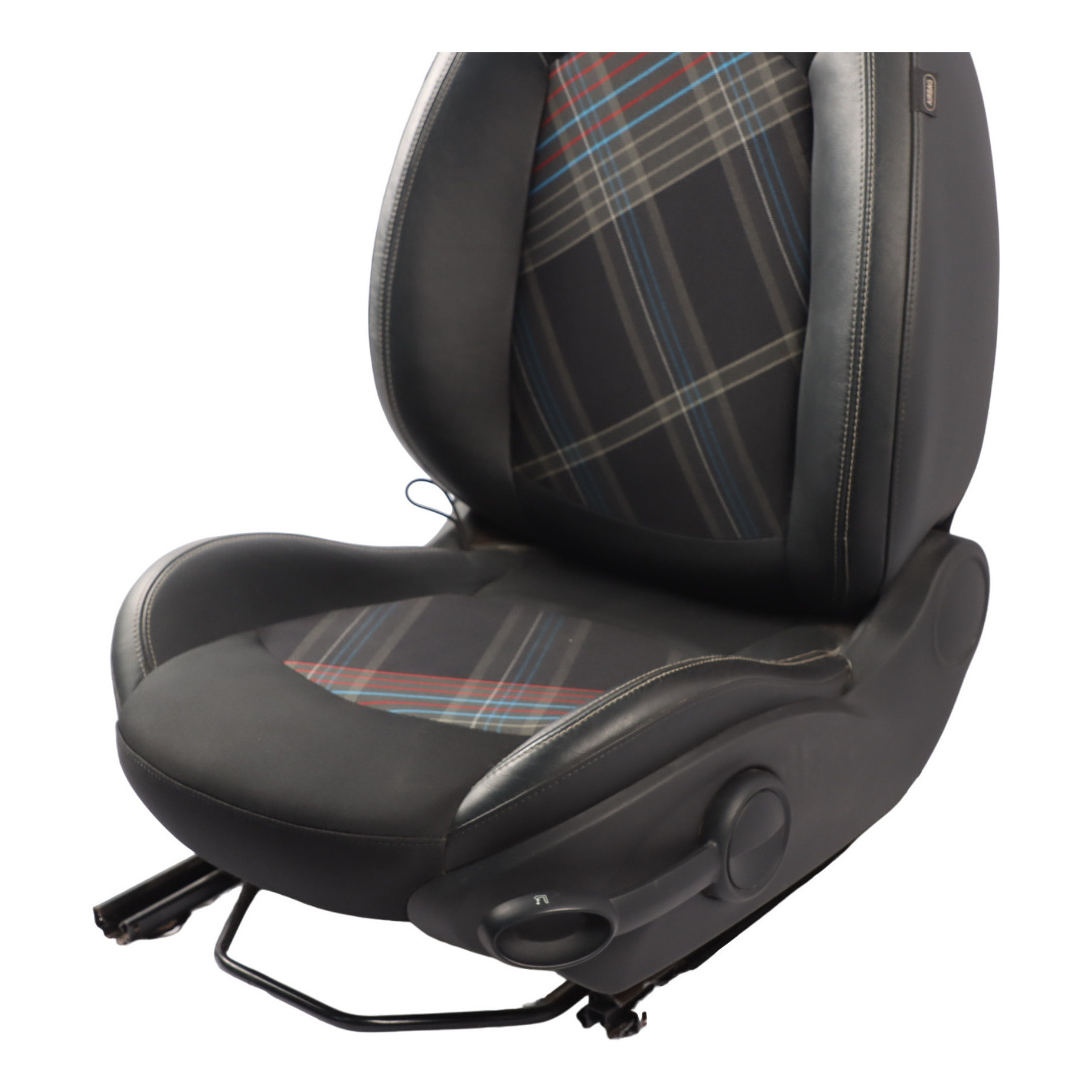 Mini Paceman R61 Front Seat Sport Left N/S Cloth Leather Hot Cross Carbon Black 