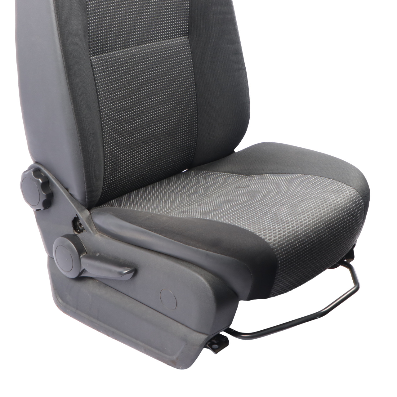 Front Seat Mercedes W906 Sprinter Left N/S Cloth Black Fabric Passenger