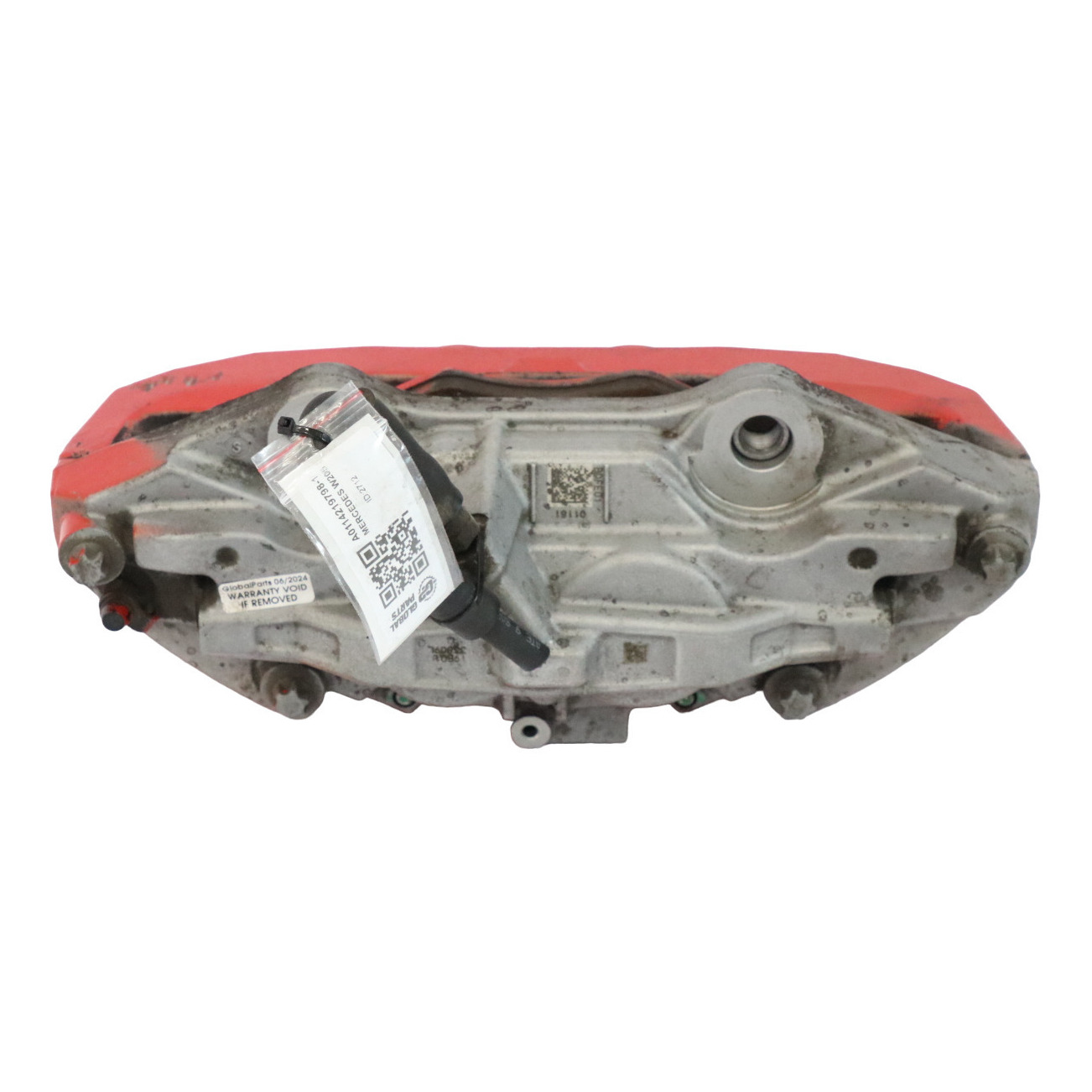 Brake Caliper Mercedes W205 C 300 AMG Front Left N/S Caliper Red A0114219798