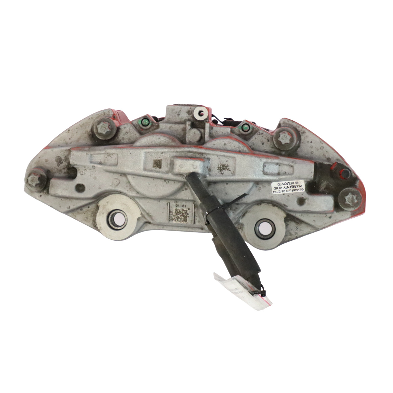 Brake Caliper Mercedes W205 C 300 AMG Front Left N/S Caliper Red A0114219798