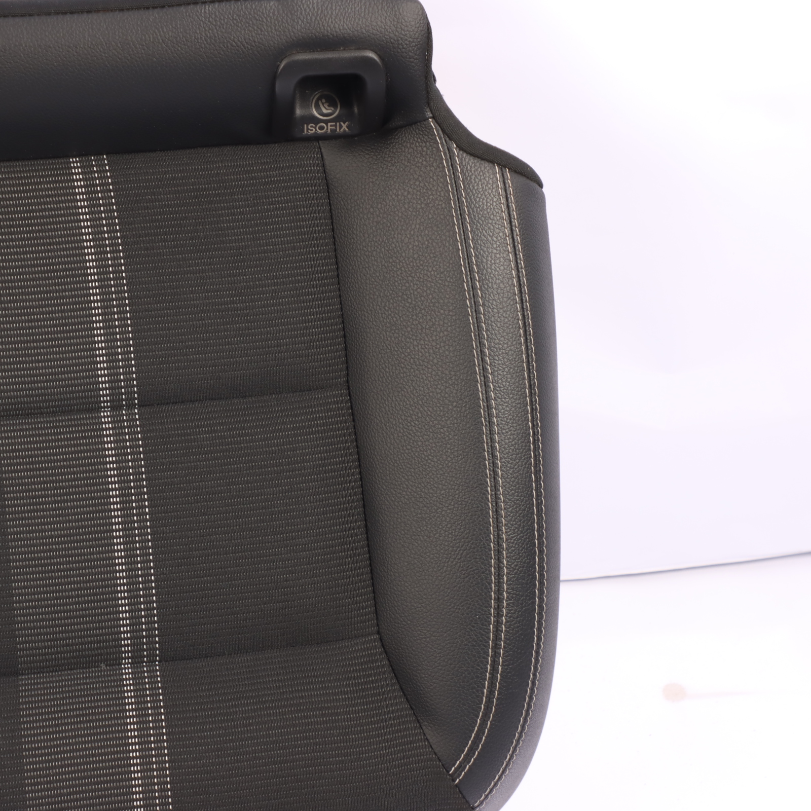 Mercedes W176 Rear Seat Bench Couch Covering Fabric Leather Artico Black