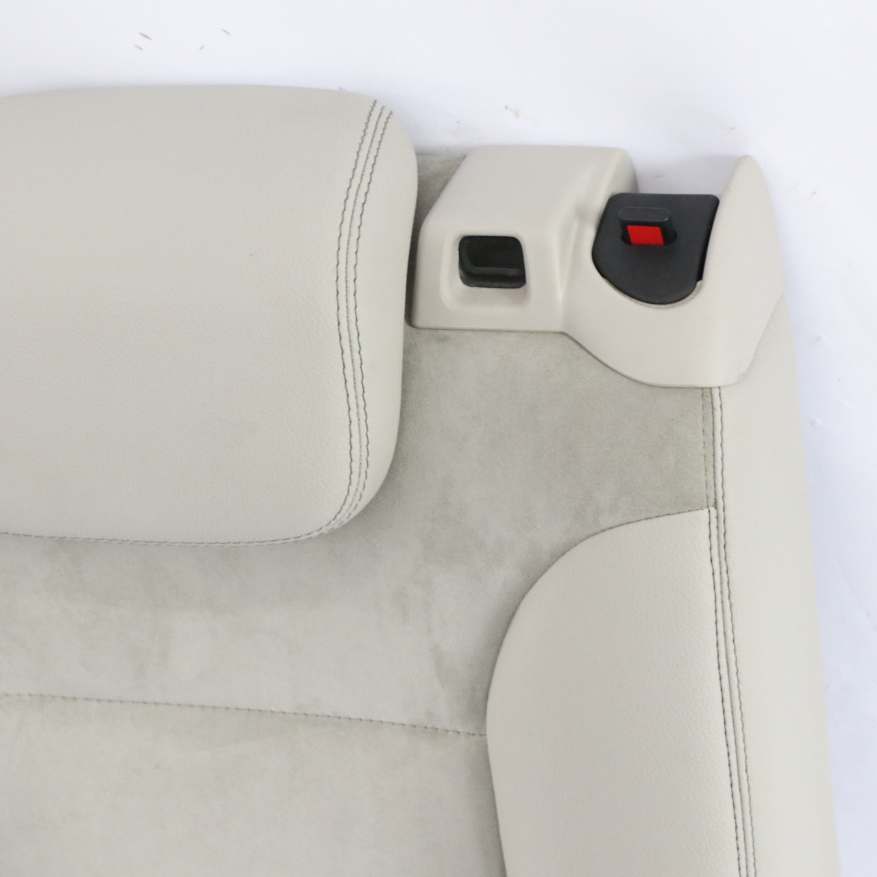 Mercedes W164 Seat Backrest Rear Left N/S Covering Microfibre Alpaca Gray