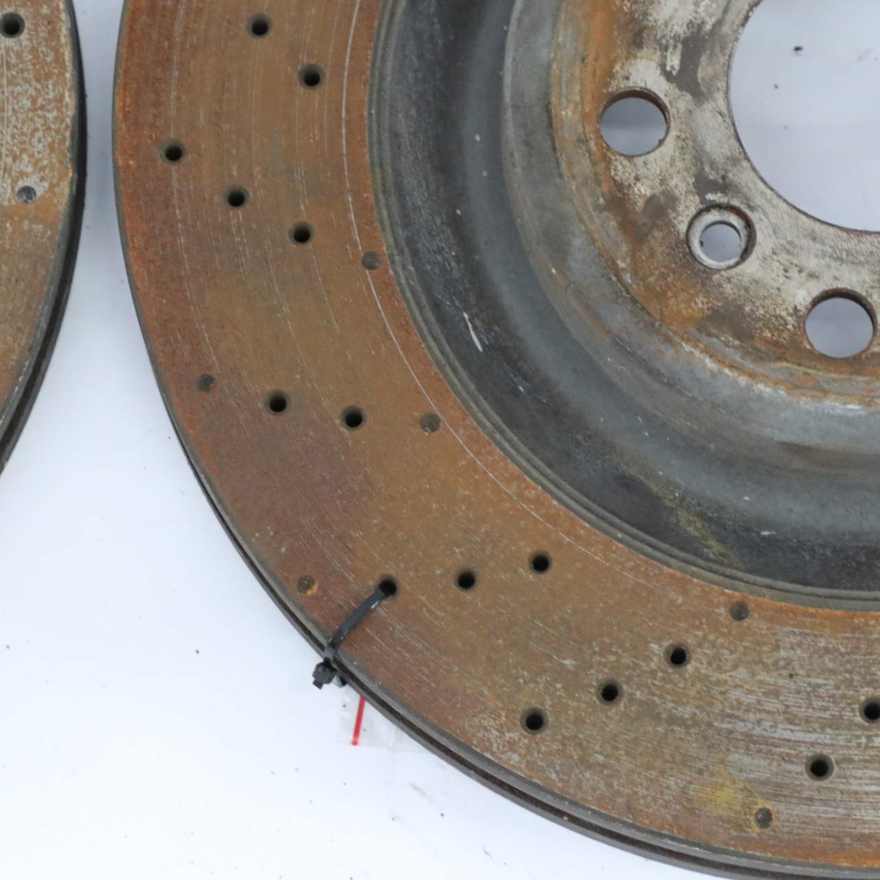 Mercedes W166 C292 Brake Disc Set AMG Front Left Right Wheel Perforated