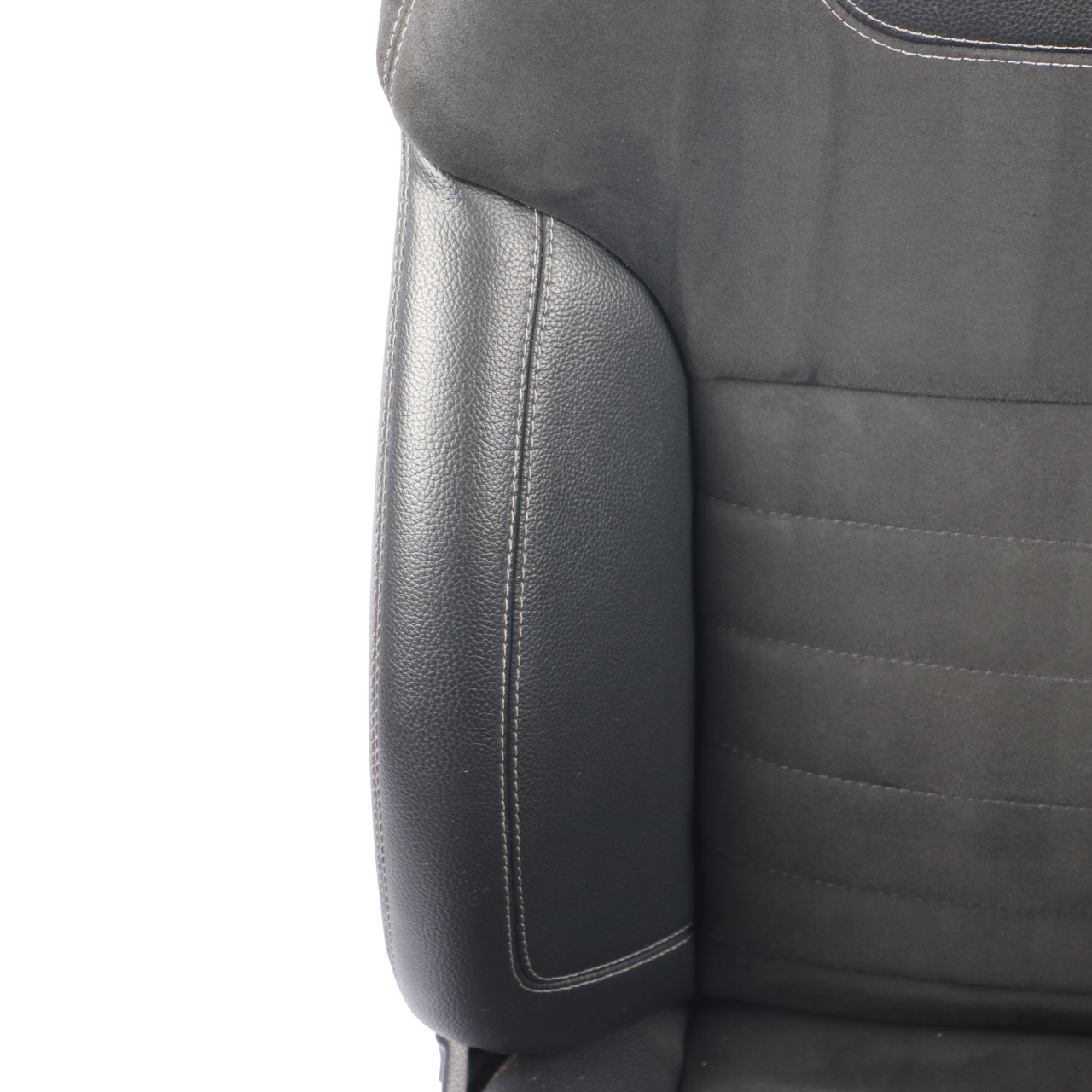 Mercedes ML W166 Front Seat Sport Left N/S Heated Fabric Imitation Leather Black