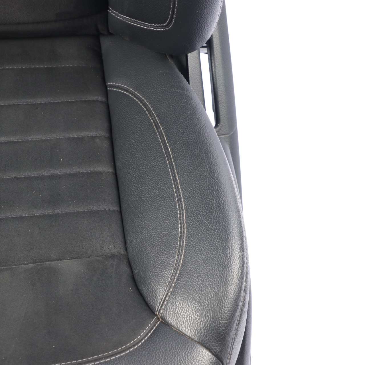 Mercedes ML W166 Front Seat Sport Left N/S Heated Fabric Imitation Leather Black