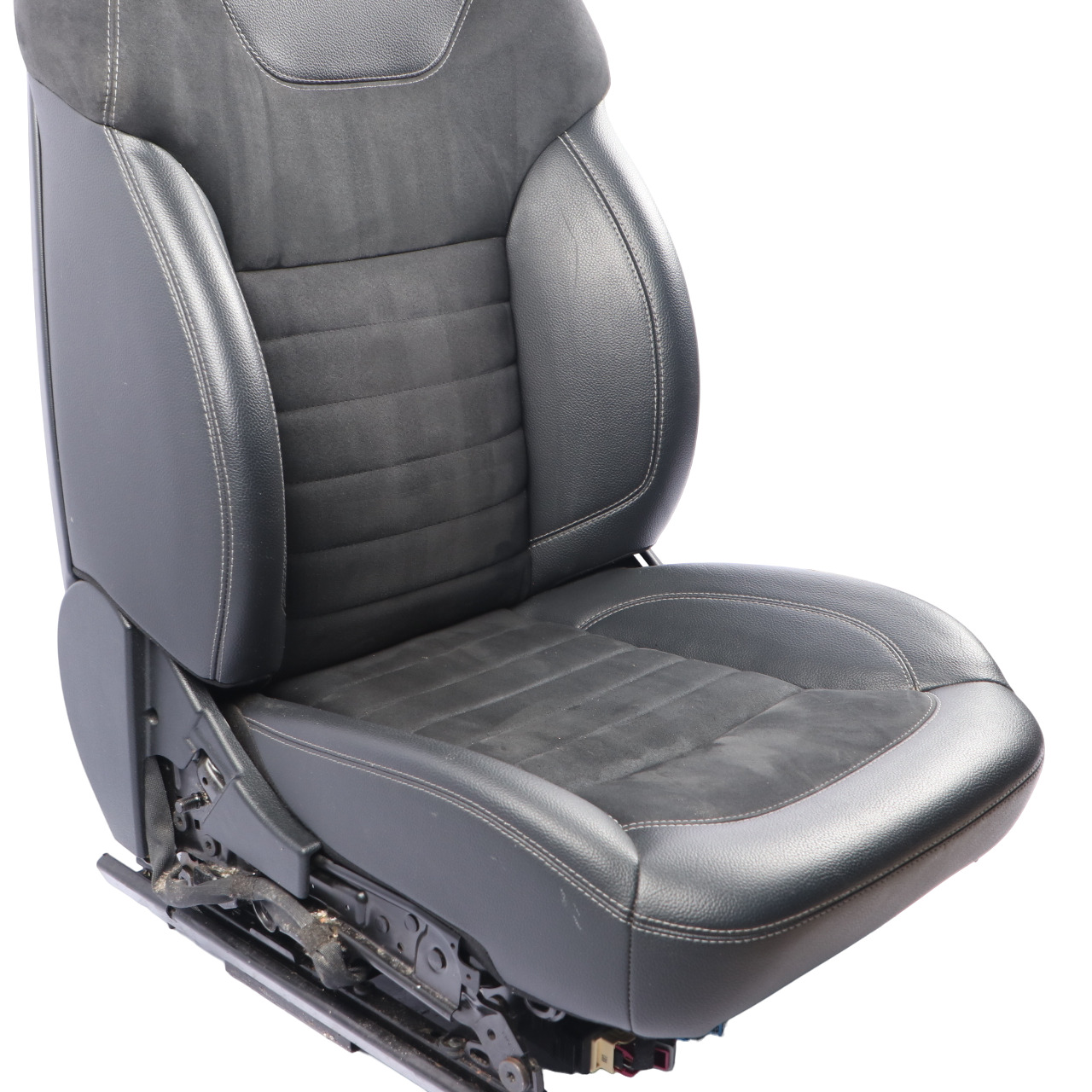 Mercedes ML W166 Front Seat Sport Left N/S Heated Fabric Imitation Leather Black