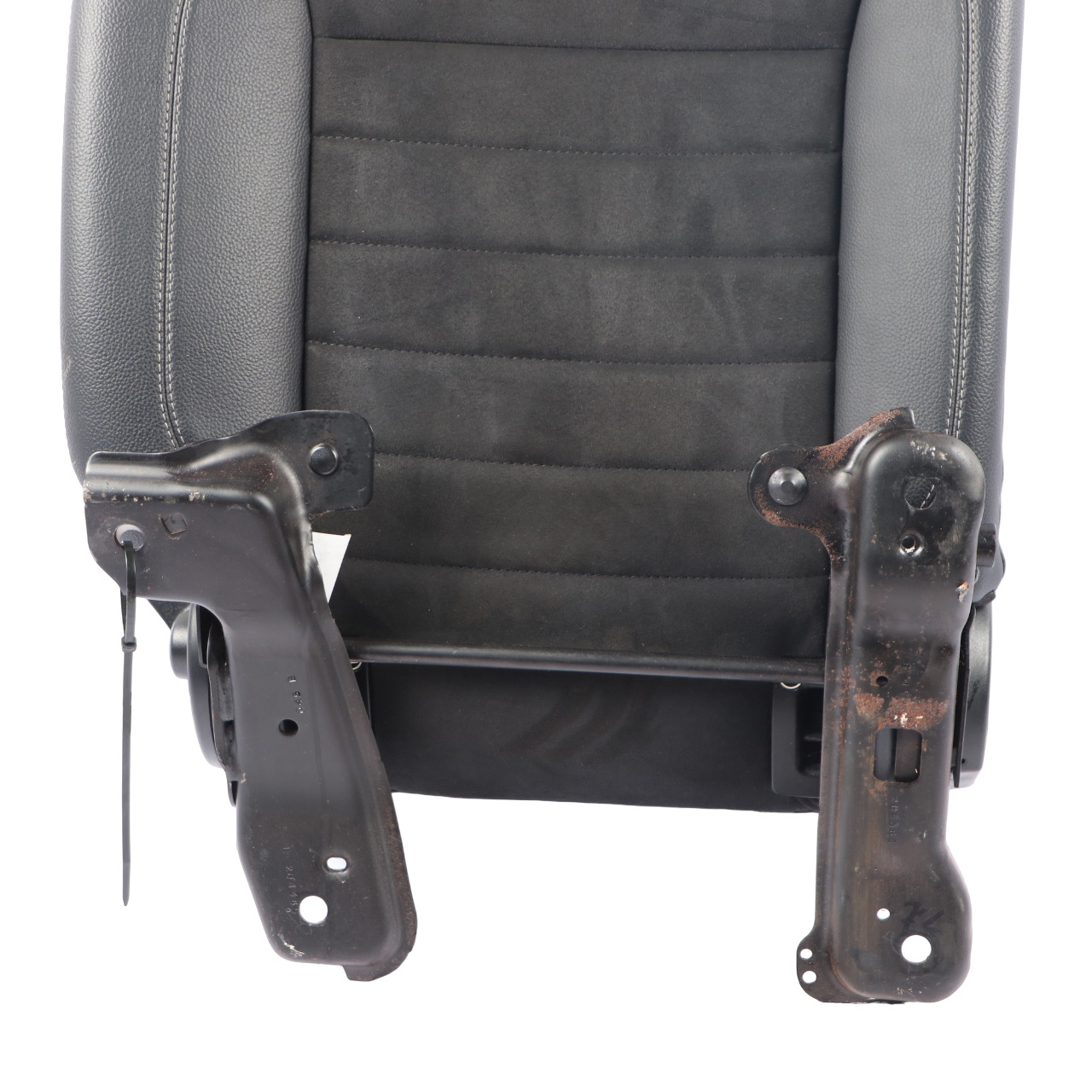 Mercedes W166 Rear Seat Backrest Right O/S Cover Cloth Imitation Leather Black