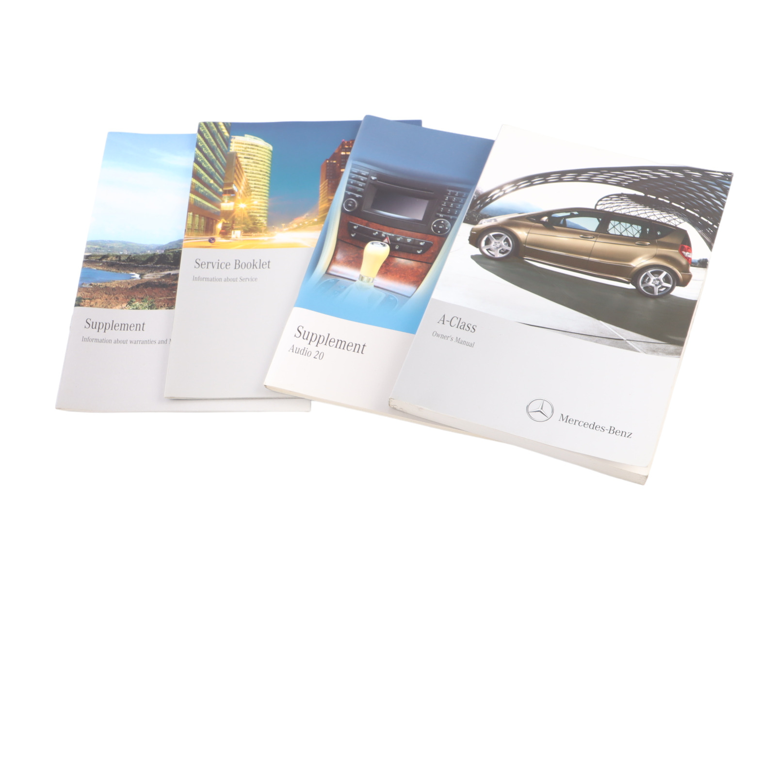 Mercedes W169 Owner's Handbook Service Booklet Slipcase Pouch Case Wallet Set