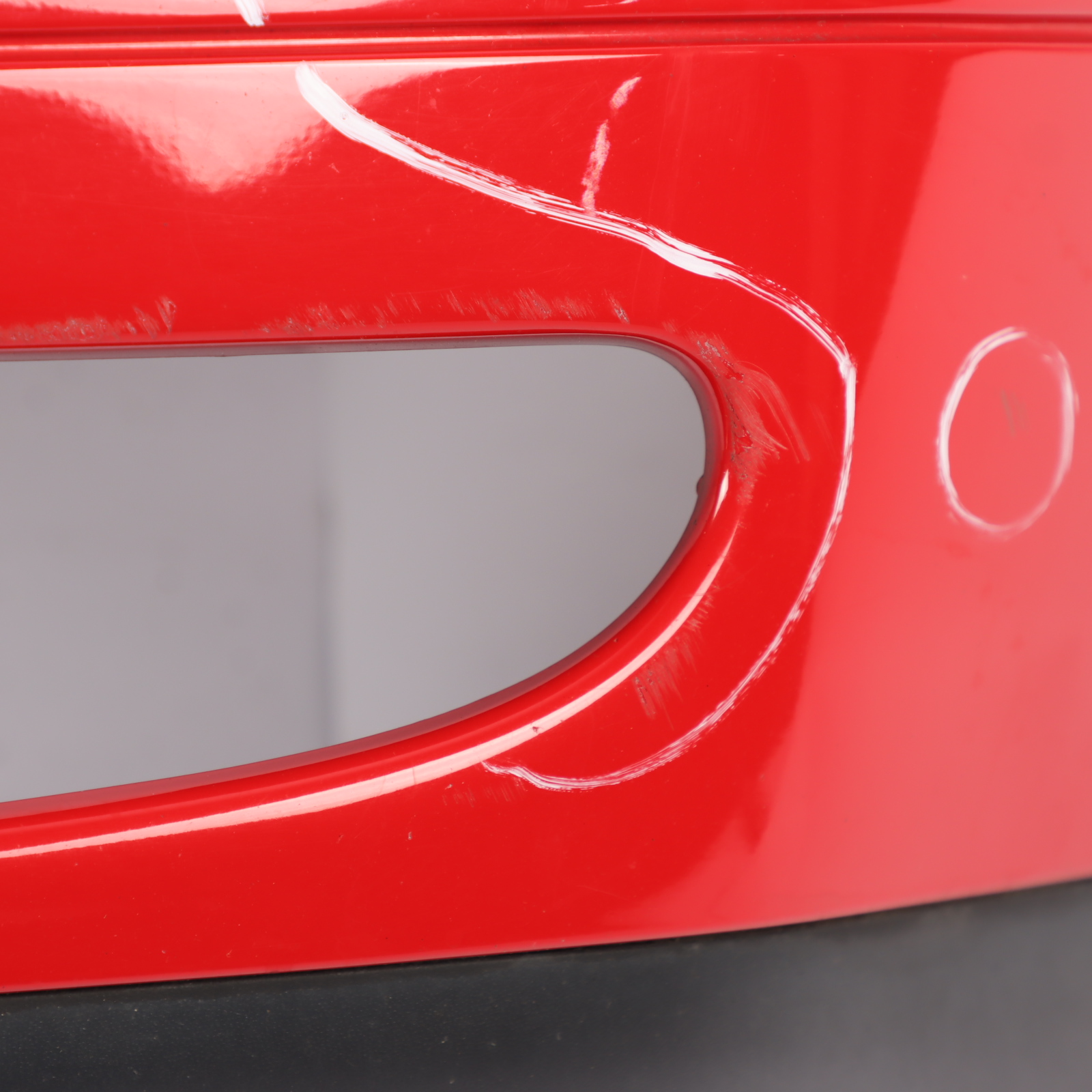 Mercedes SLK R170 Front Bumper Trim Panel Covering Magma Red - 586