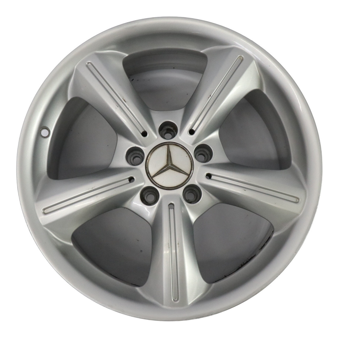 Mercedes SLK R171 Silver Wheel Rim Alloy 17" 8,5J ET:30 5 Spoke A1714011902