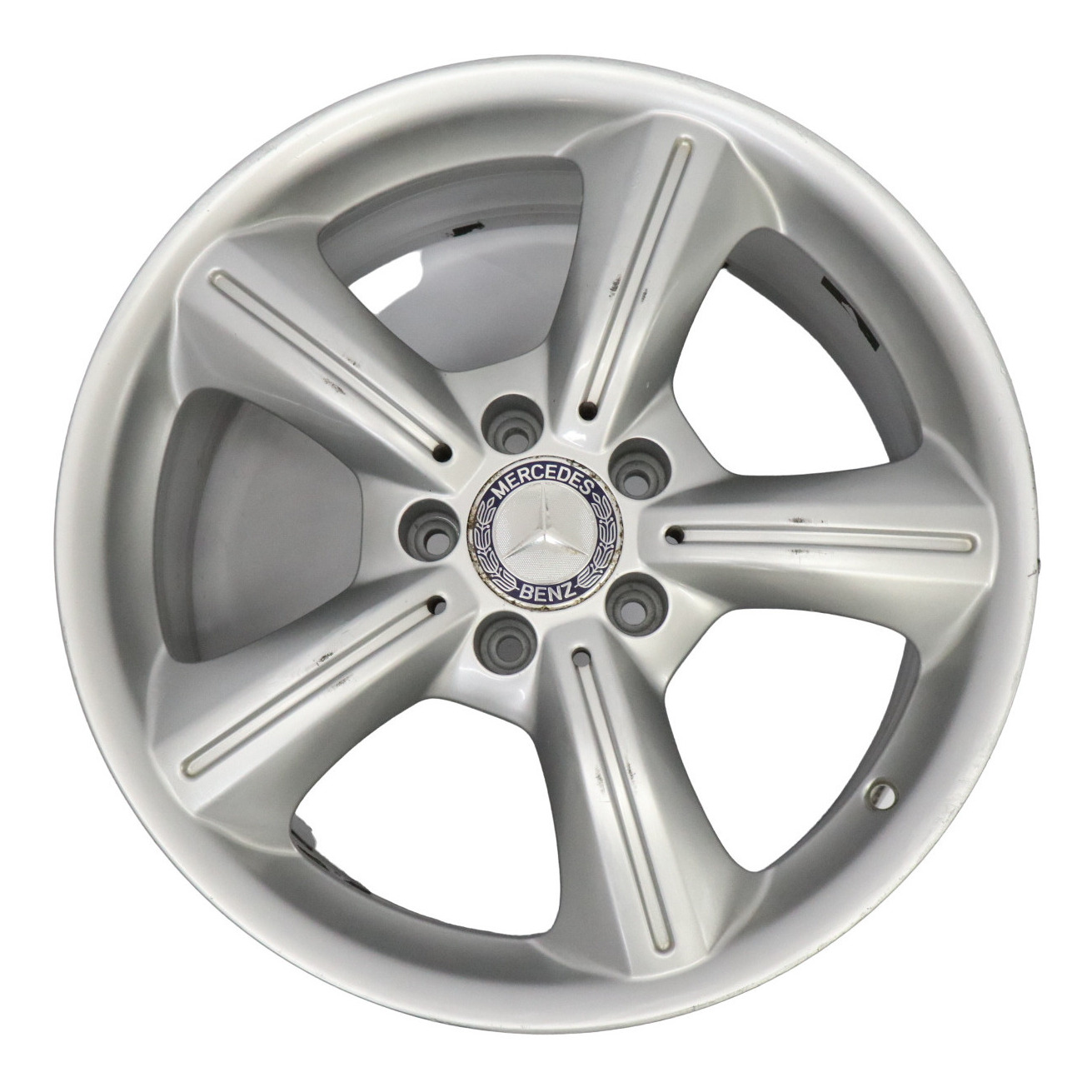 Mercedes SLK R171 Silver Wheel Rim Alloy 17" 8,5J ET:30 5 Spoke A1714011902