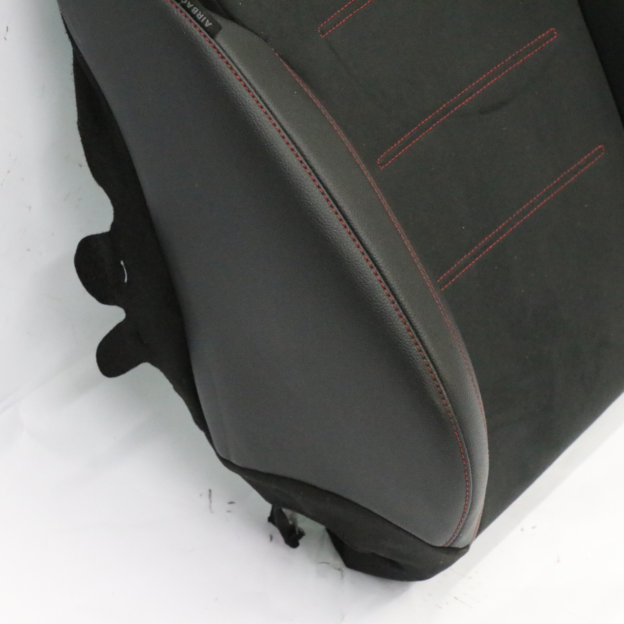 Mercedes W177 Front Seat Right O/S Backrest Fabric Imitation Leather Black Red