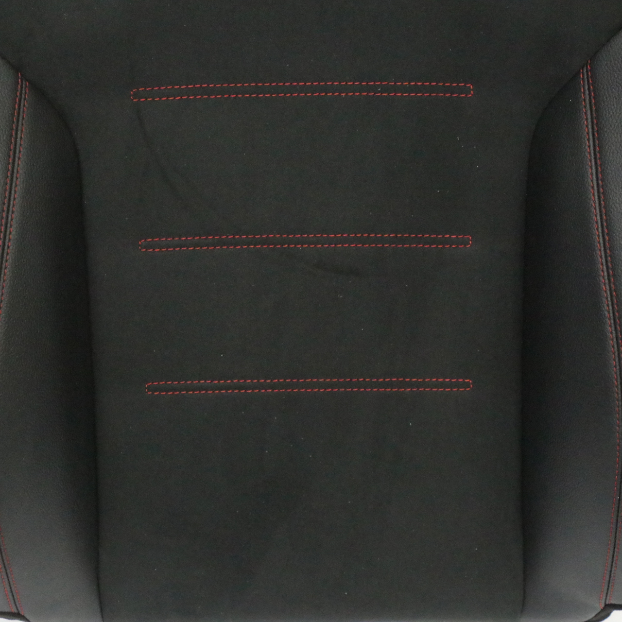 Mercedes W177 Front Seat Right O/S Backrest Fabric Imitation Leather Black Red