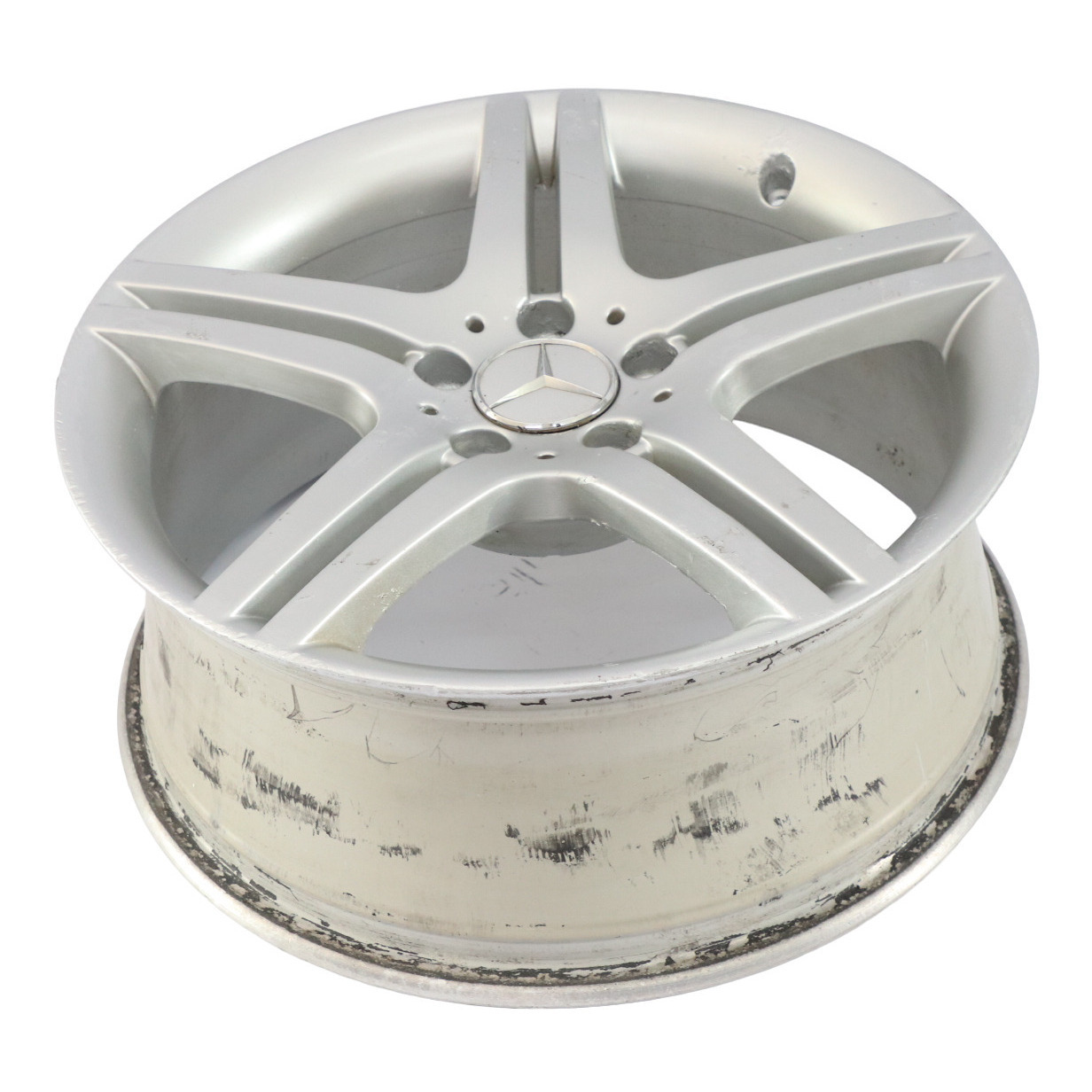 Mercedes W203 Silver 5-Double Spoke 18" ET:36 7,5J A2034015502