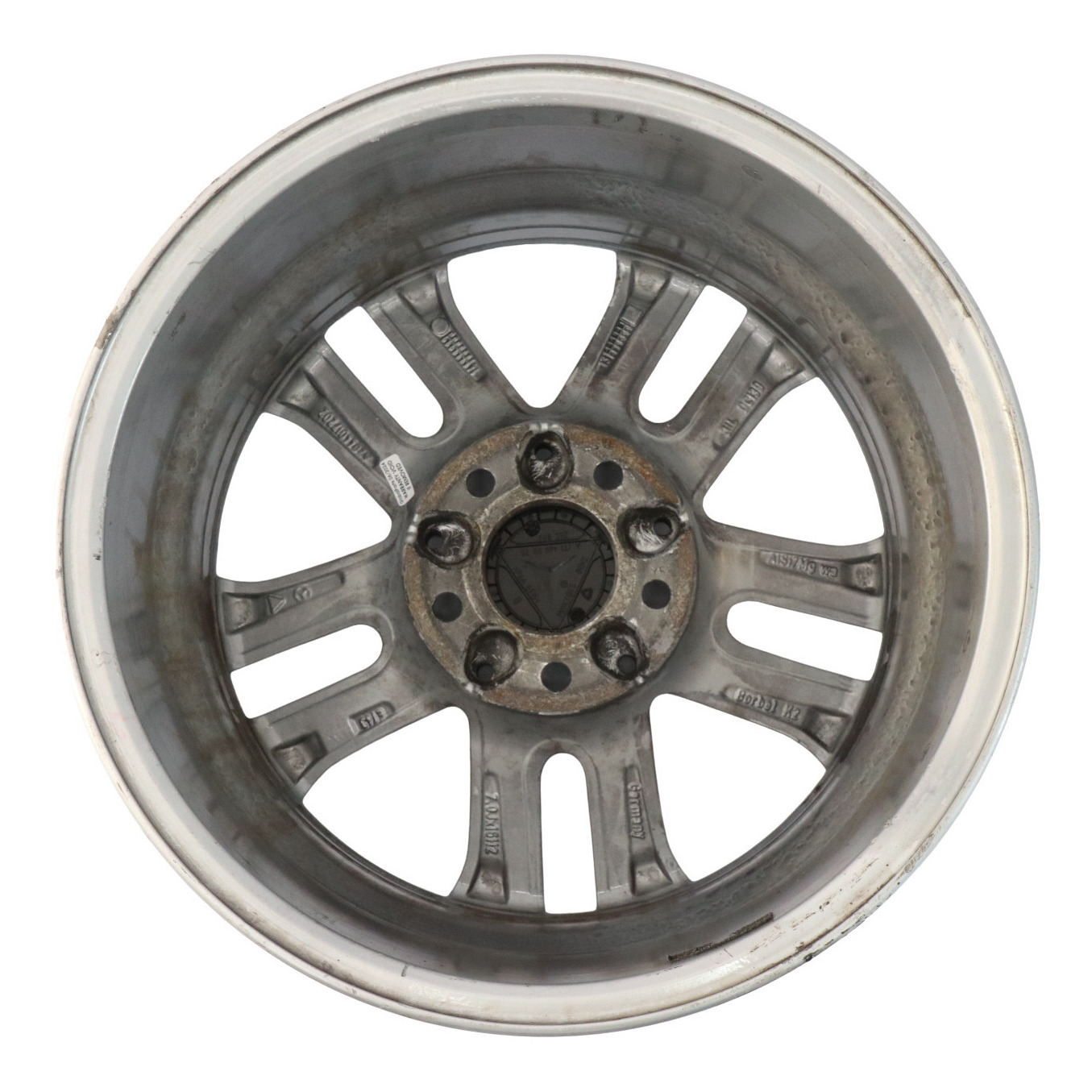 Mercedes W204 Alloy Wheel Rim 16" ET:43 7J 5 Double Spoke A2044017202