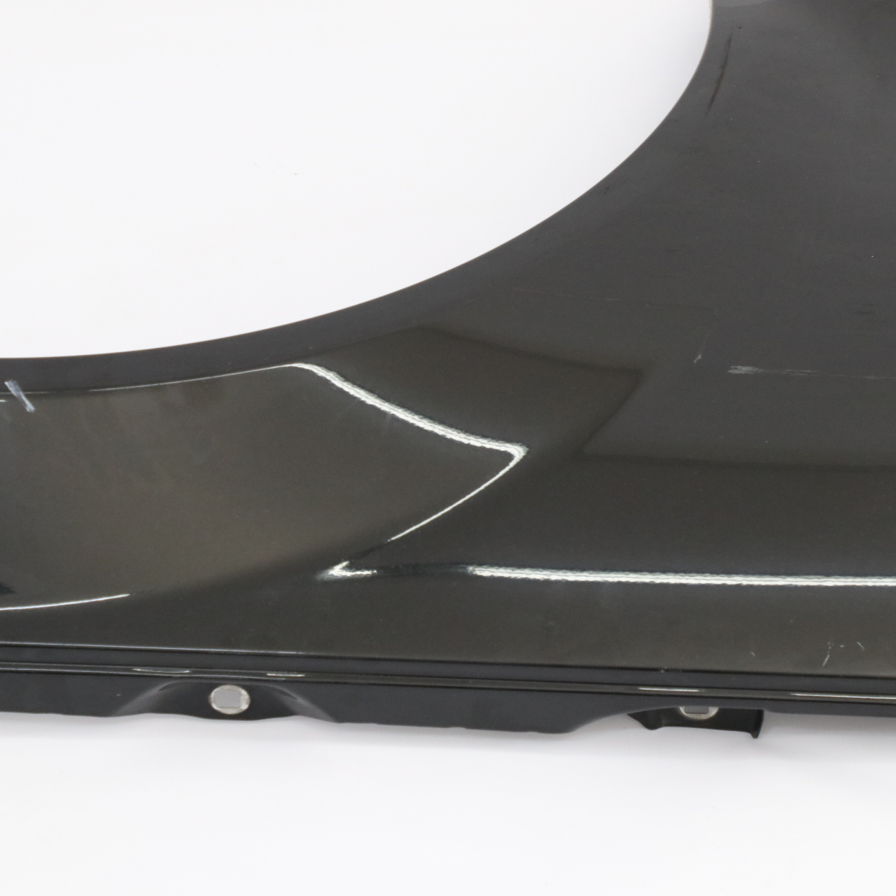 Mercedes W204 Side Wing Panel Front Right O/S Fender Obsidian Black - 197