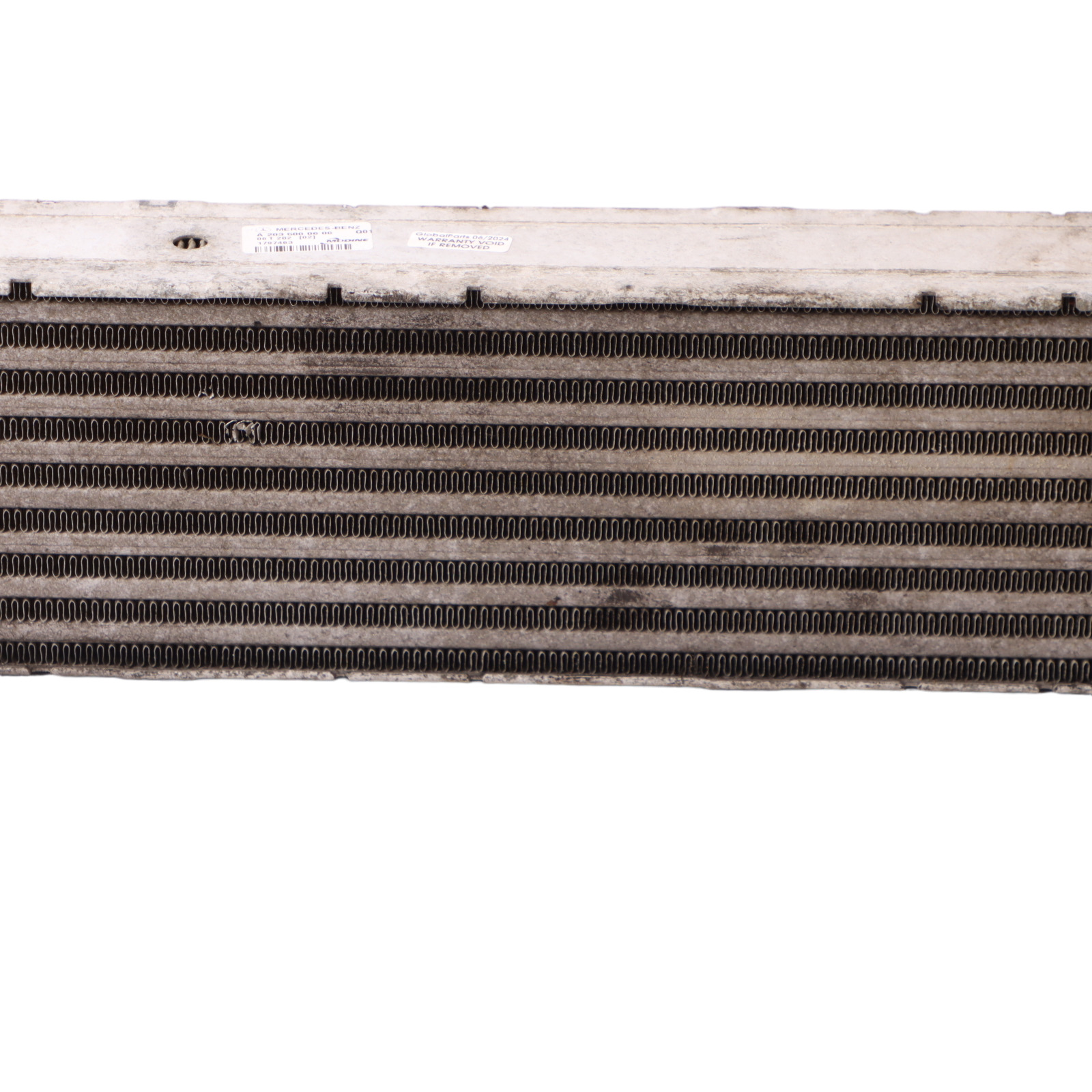 Intercooler Mercedes SLK R171 Petrol M271 Intake Charge Air Cooler A2035000600