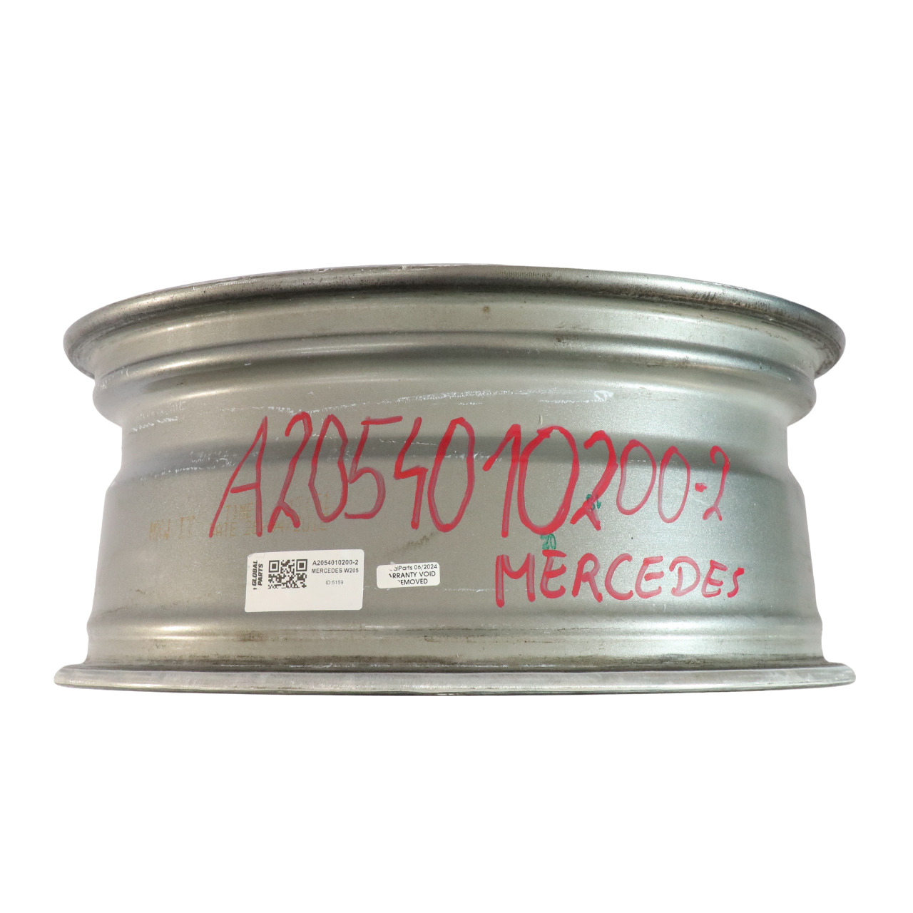 Wheel Rim Mercedes W205 Alloy 5-Double-Spoke 17" 7J ET:48,5 A2054010200