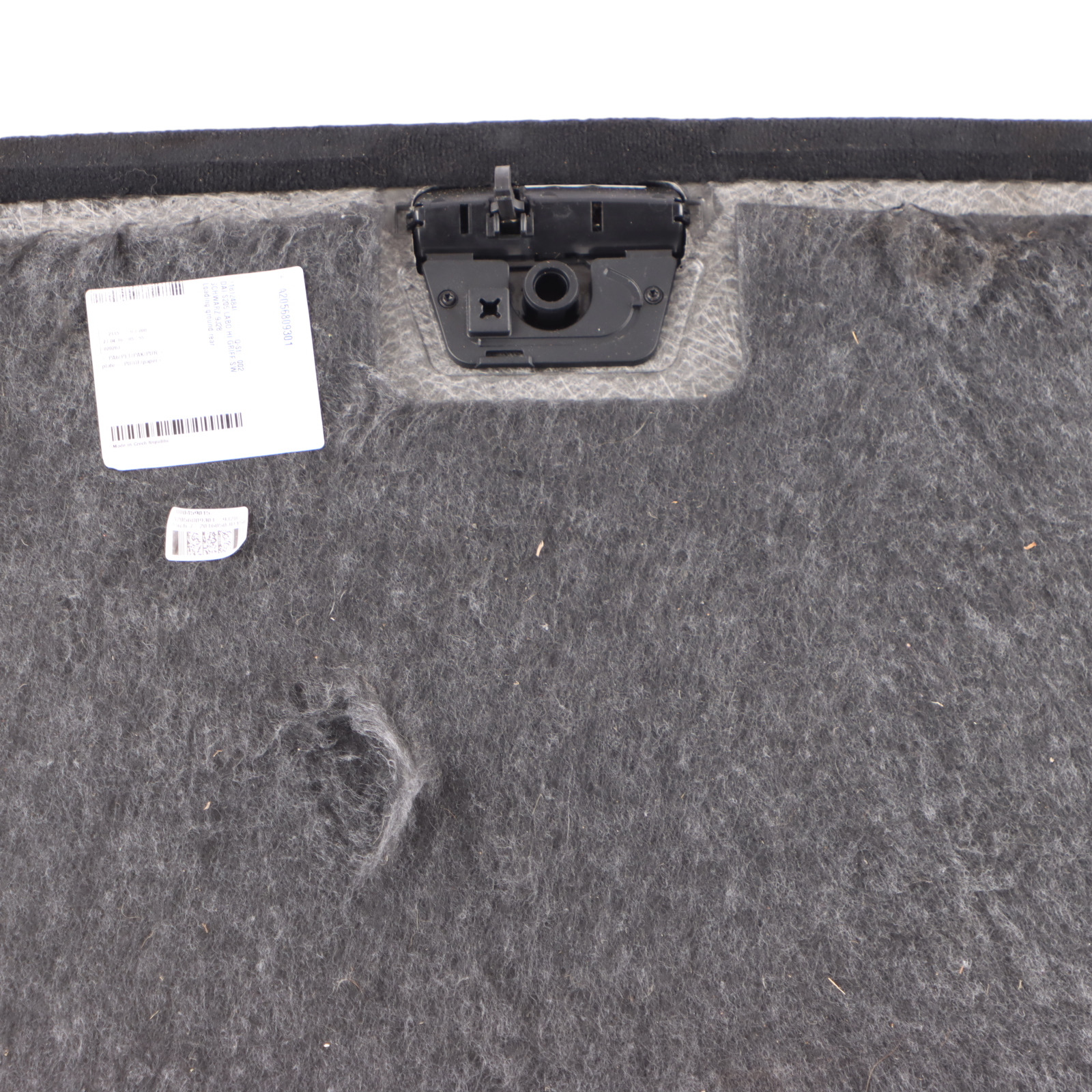 Mercedes s205 Boot Trunk Floor Rear Loading Trim Panel Carpet Black A2056809301