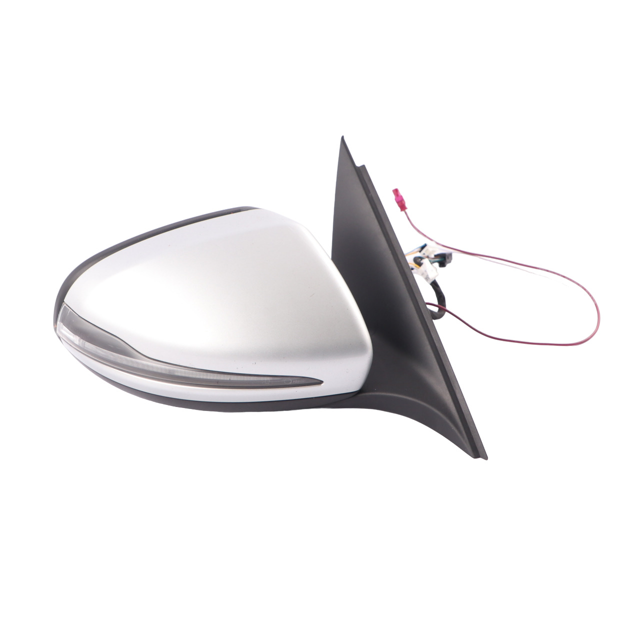 Wing Mirror Mercedes W205 Sedan Outside Door Right O/S Iridium Silver -775