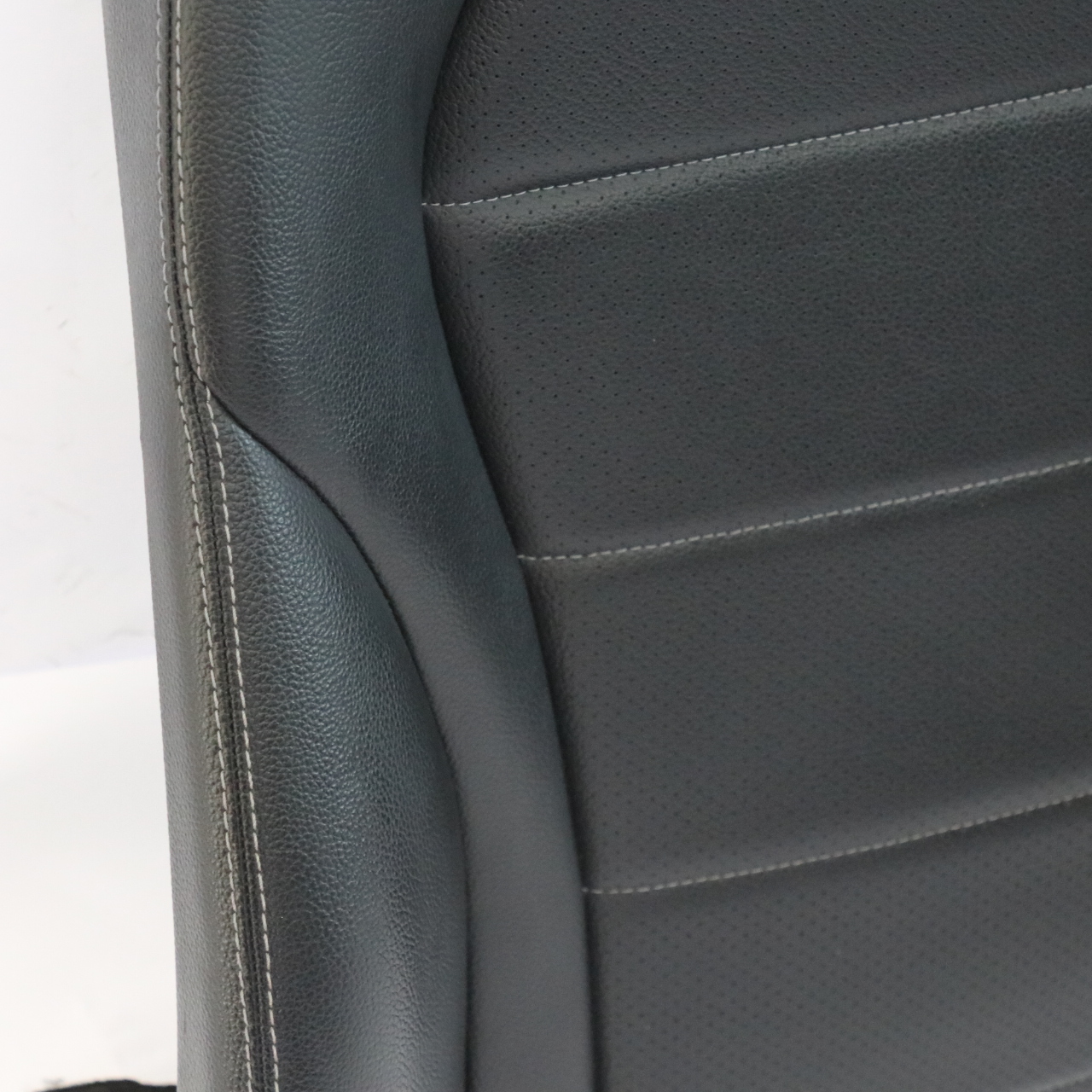 Mercedes W205 Seat Backrest Front Left Right N/O/S Cover Panel Leather Black