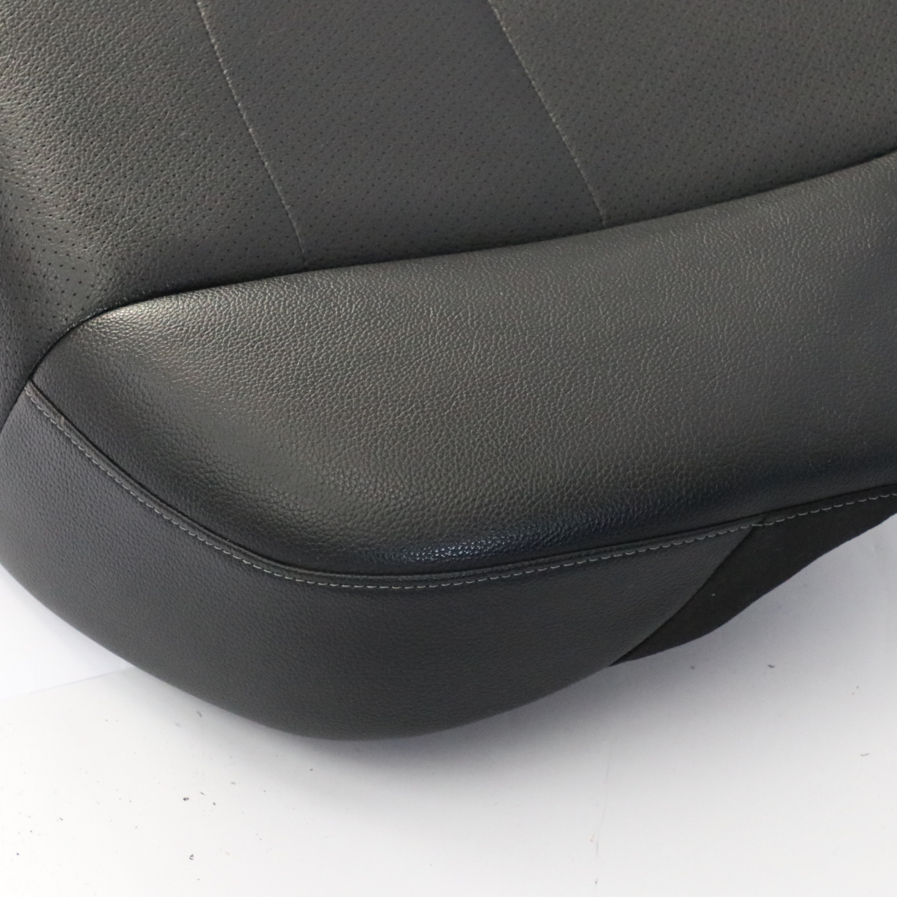 Mercedes W205 Rear Seat Bench Couch Covering Trim Black Imitation Leather