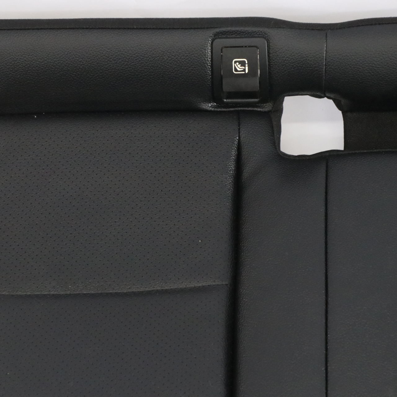 Mercedes W205 Rear Seat Bench Couch Covering Trim Black Imitation Leather