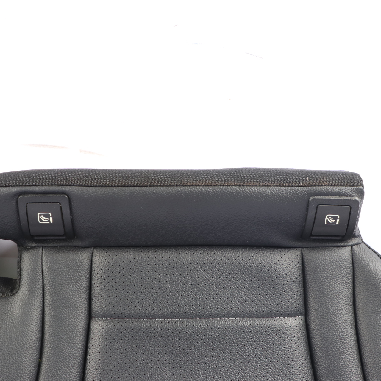 Mercedes W205 Rear Seat Bench Couch Covering Trim Black Imitation Leather