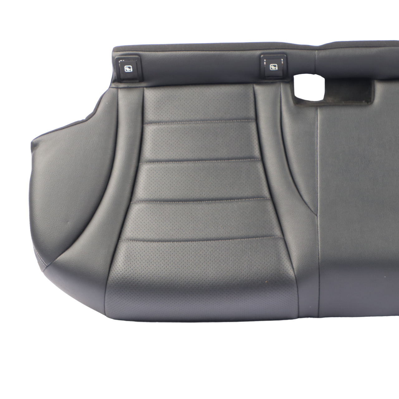 Mercedes W205 Rear Seat Bench Couch Covering Trim Black Imitation Leather