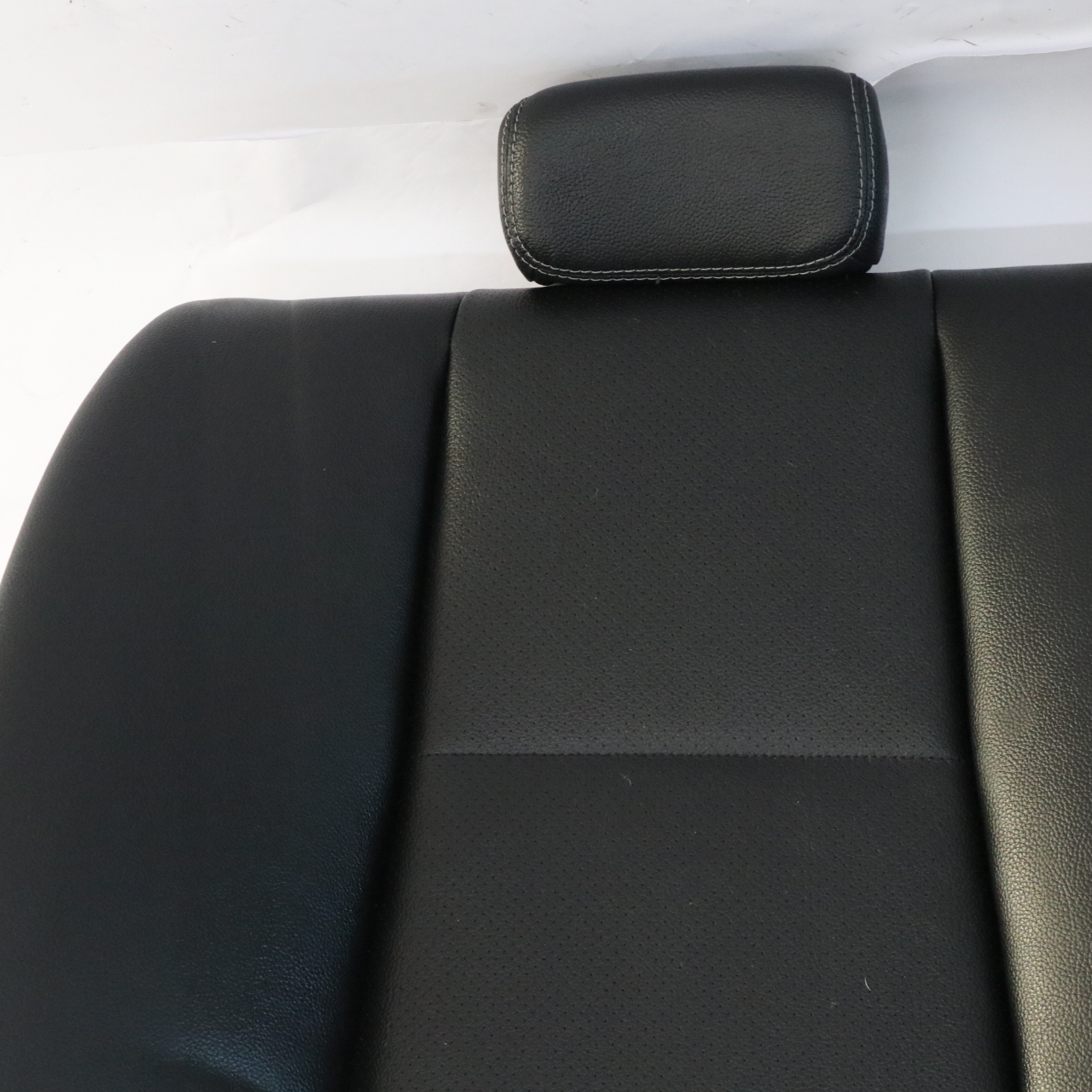 Mercedes W205 Backrest Rear Seat Couch Imitation Leather Black A2059201902