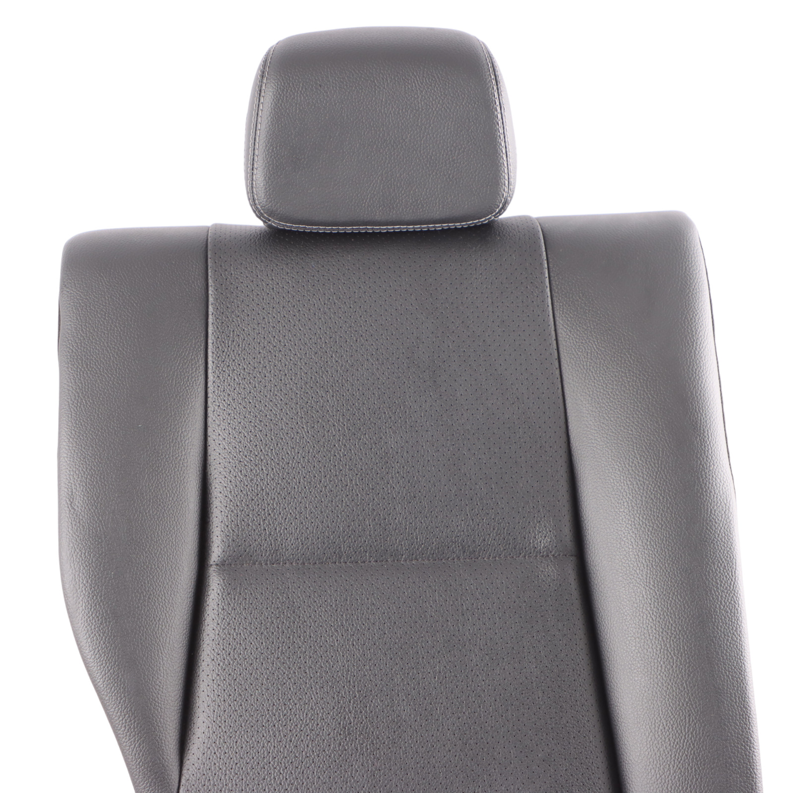 Mercedes S205 Seat Folding Backrest Rear Right O/S Black Imitation Leather