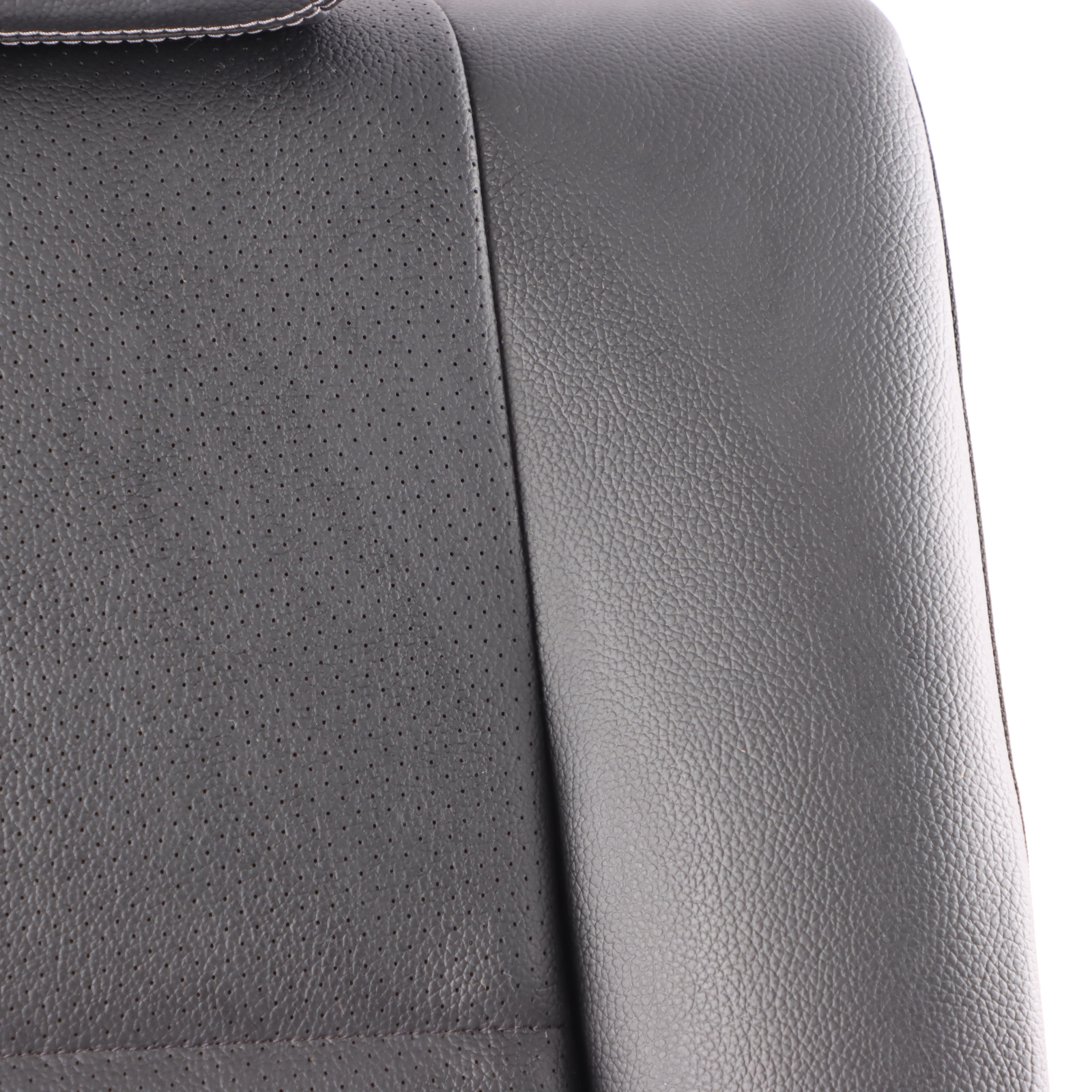 Mercedes S205 Seat Folding Backrest Rear Right O/S Black Imitation Leather