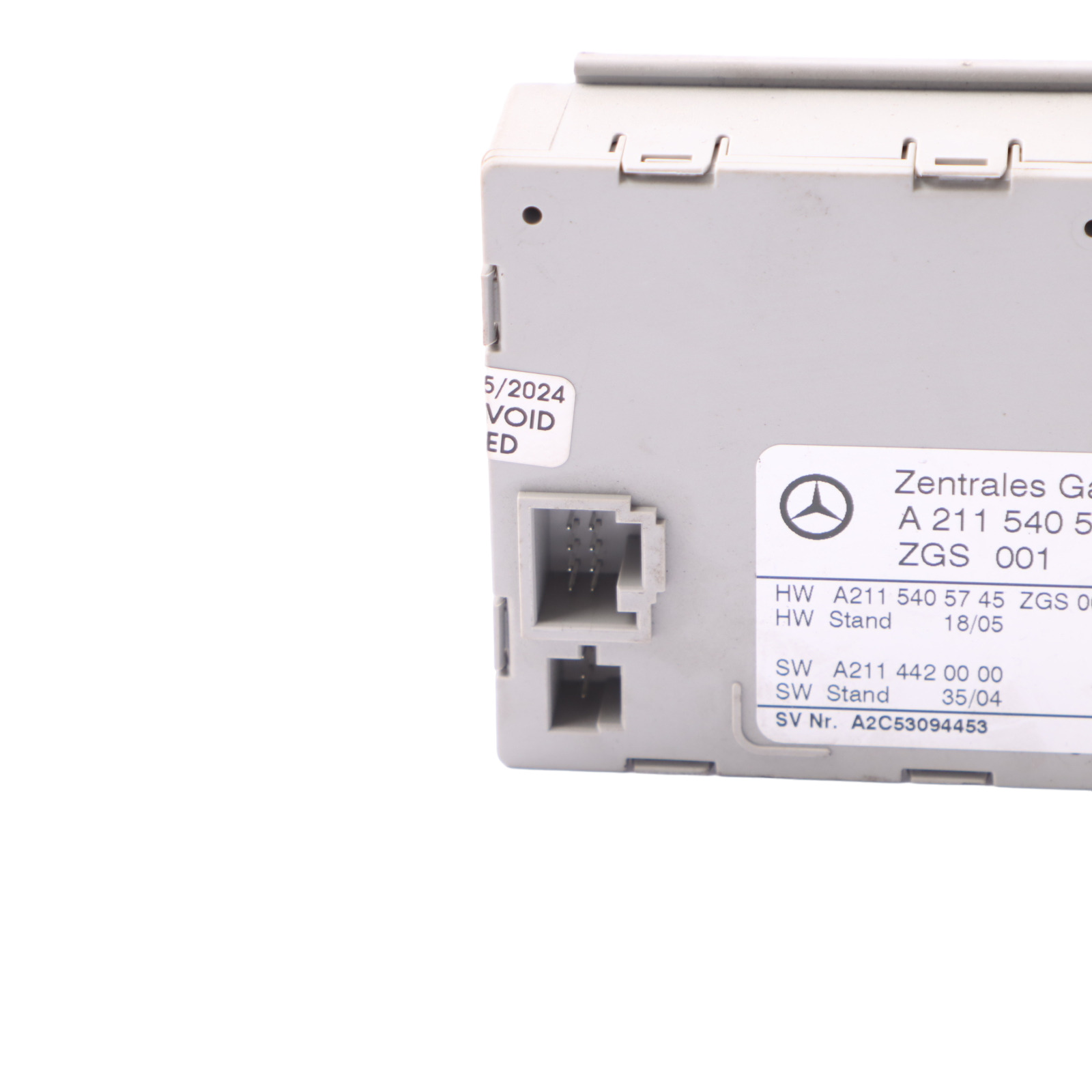 Mercedes W211 Central Gateway Module Control Unit A2115405645 