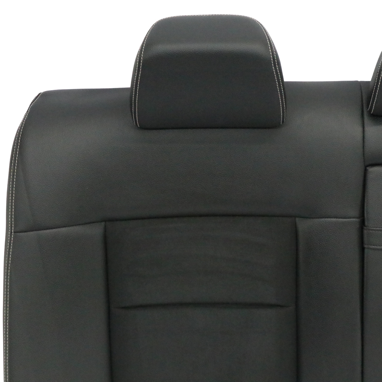 Mercedes W212 Saloon Rear Seat Backrest  Black Microfiber Imitation Leather