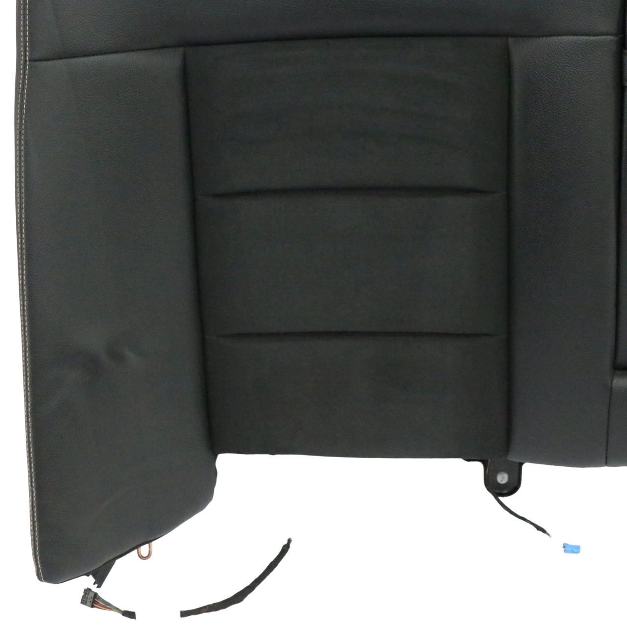 Mercedes W212 Saloon Rear Seat Backrest  Black Microfiber Imitation Leather