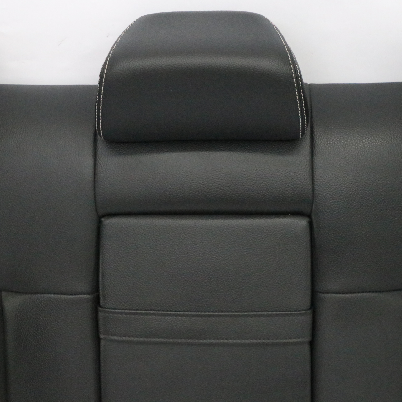 Mercedes W212 Saloon Rear Seat Backrest  Black Microfiber Imitation Leather