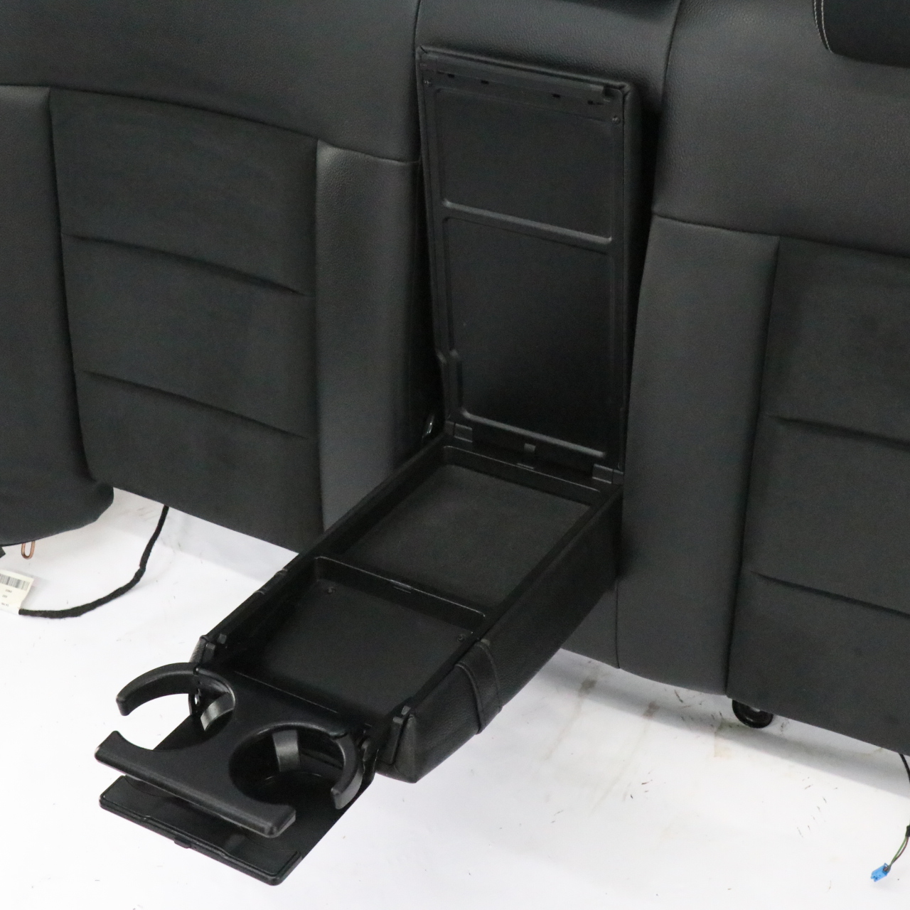 Mercedes W212 Saloon Rear Seat Backrest  Black Microfiber Imitation Leather