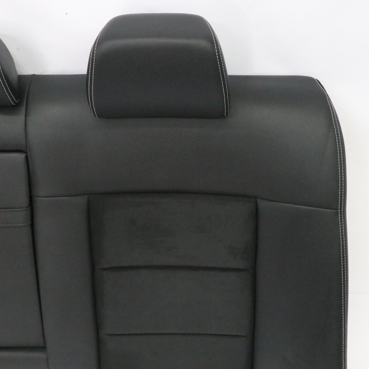 Mercedes W212 Saloon Rear Seat Backrest  Black Microfiber Imitation Leather