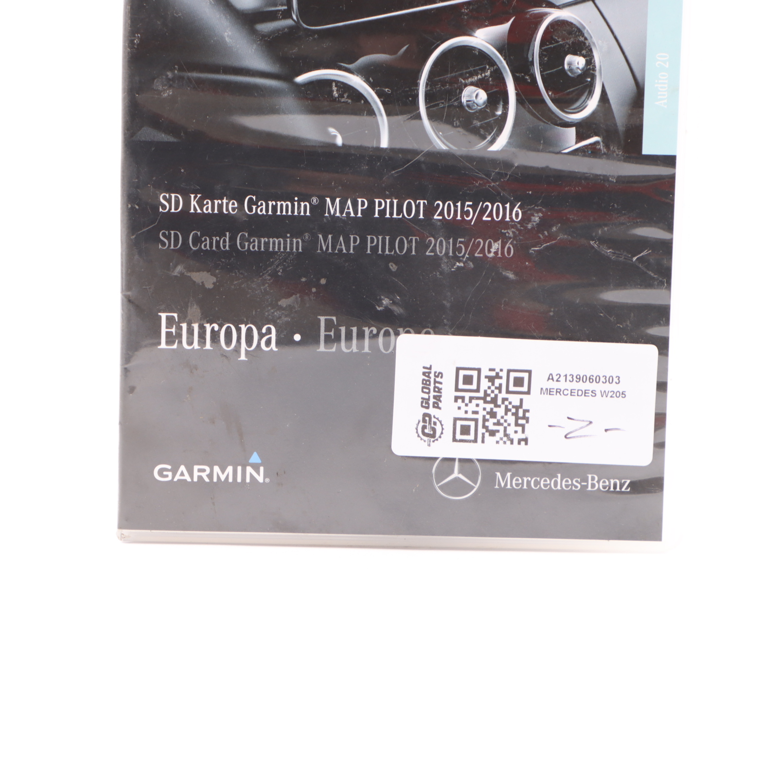 Mercedes W205 Navigation 2015/2016 Update SD Card Road Map Europe A2139060303