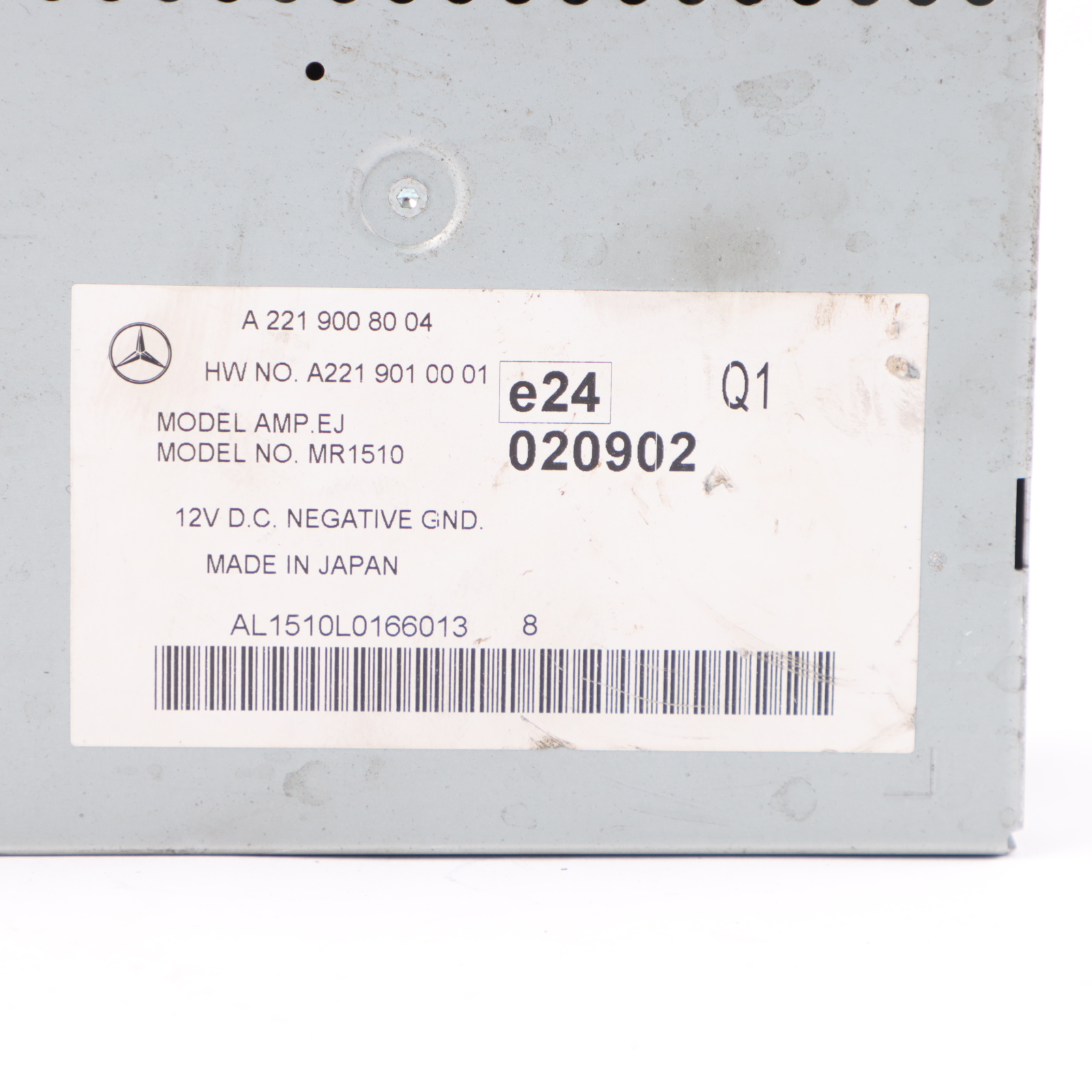 Mercedes W221 Sound Audio Amplifier Control Unit Module A2219008004