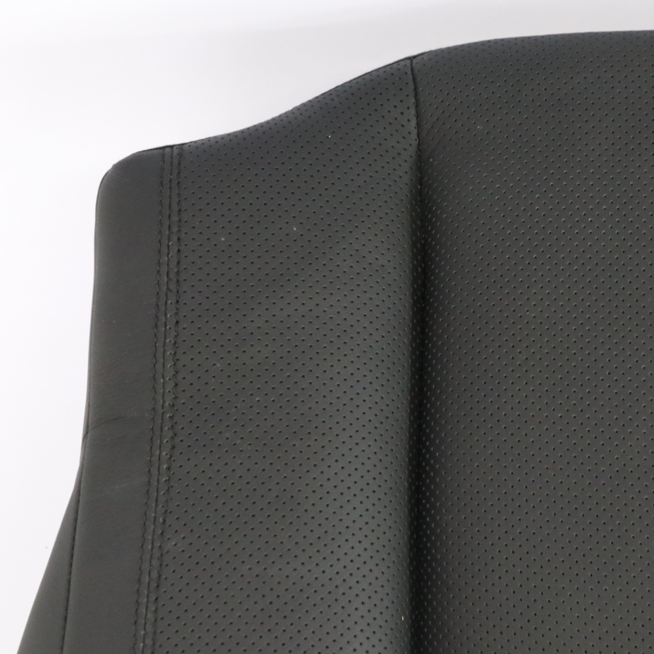 Mercedes W221 Rear Seat Cushion Cover Right O/S Leather Nappa Black