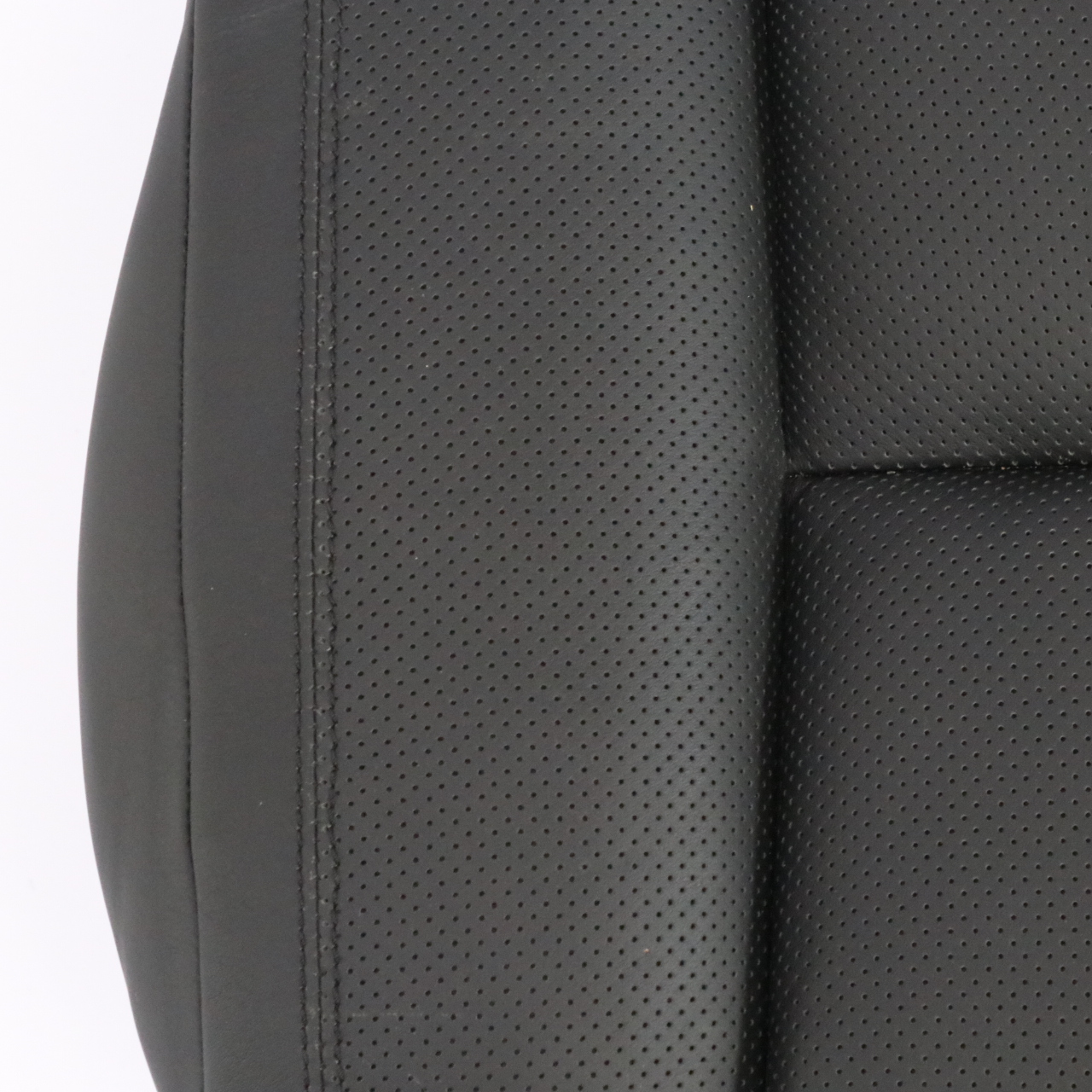 Mercedes W221 Rear Seat Cushion Cover Right O/S Leather Nappa Black